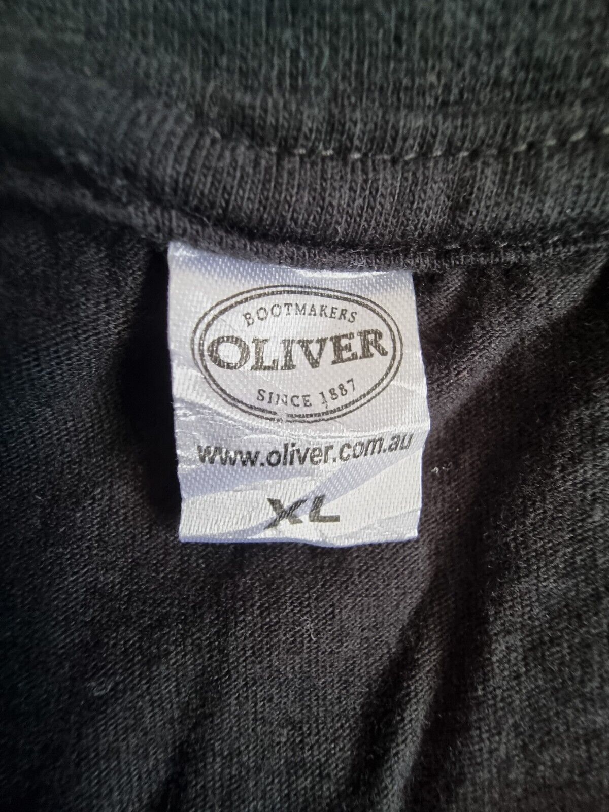 Oliver Boots Black T-Shirt Men's Size XL
