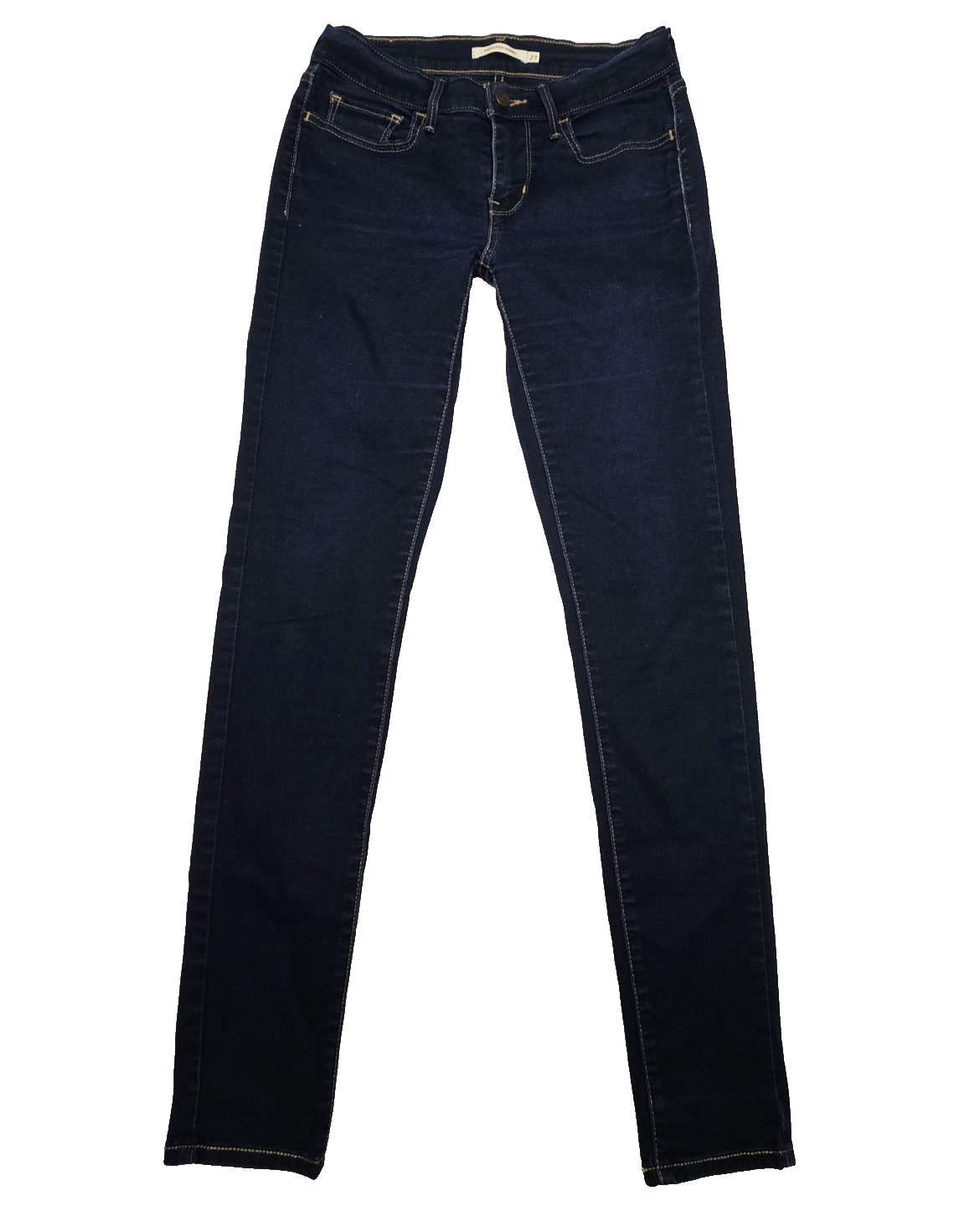 Levi's Jeans Women's 27 x 30 Blue Dark Wash 710 Super Skinny Mid Rise Stretch