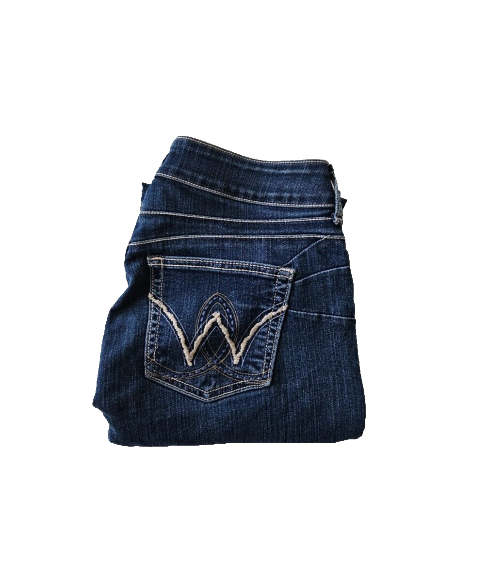 Wrangler Mid Rise Carolina Breakaway Boot Cut Jeans Ladies Size 11/12 x 36