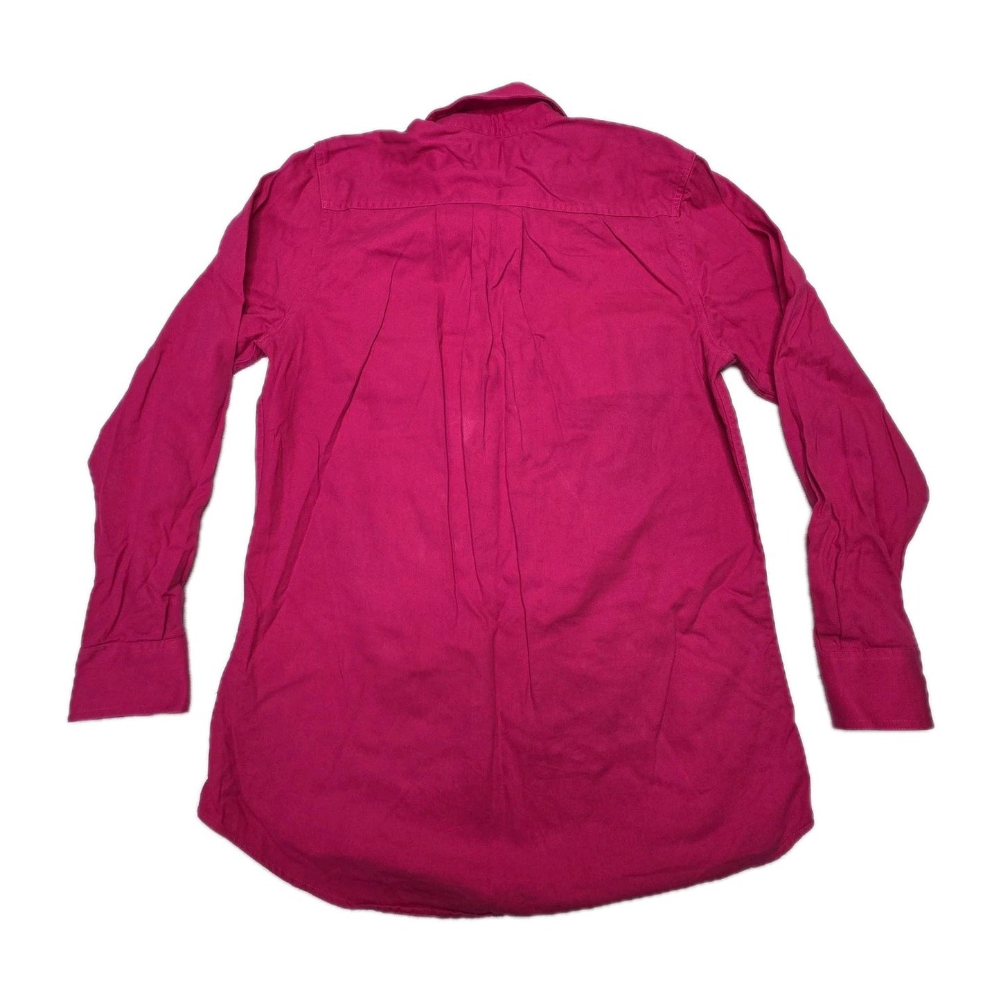 Thomas Cook Shirt Women's 10 Pink Long Sleeve Button Up Cotton Casual Top