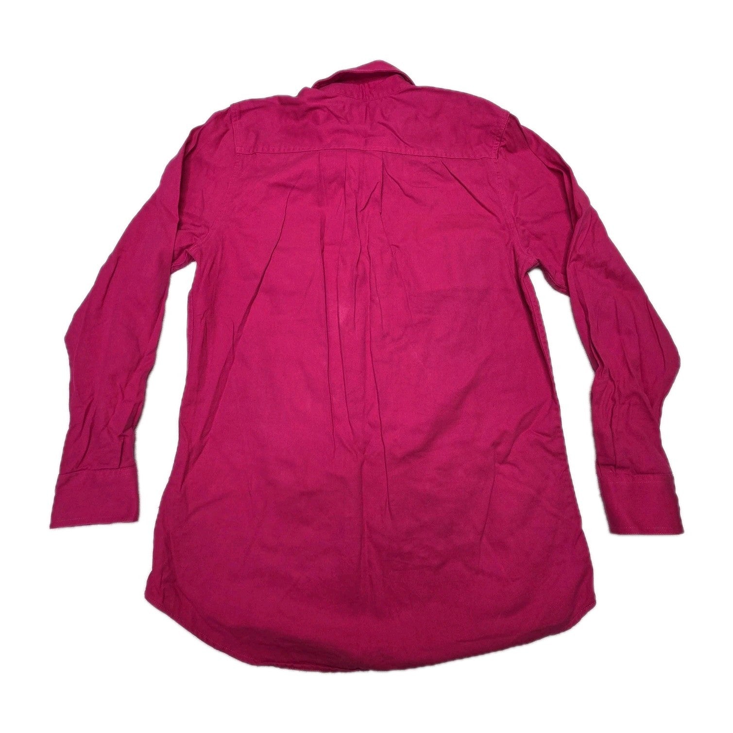 Thomas Cook Shirt Women's 10 Pink Long Sleeve Button Up Cotton Casual Top
