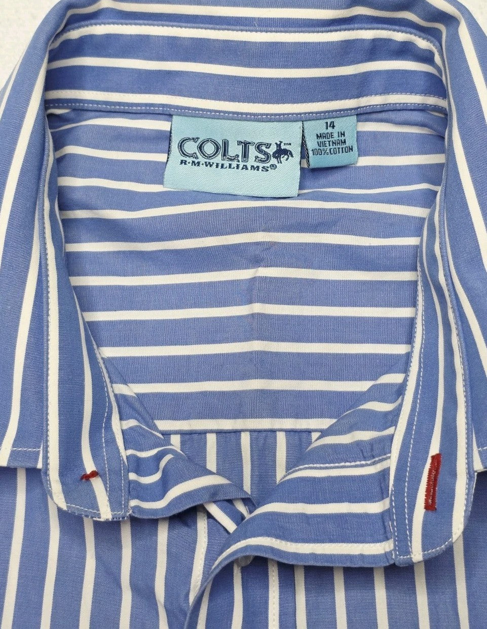 R.M. Williams Colts Western Long Sleeve Shirt Boys Size 14