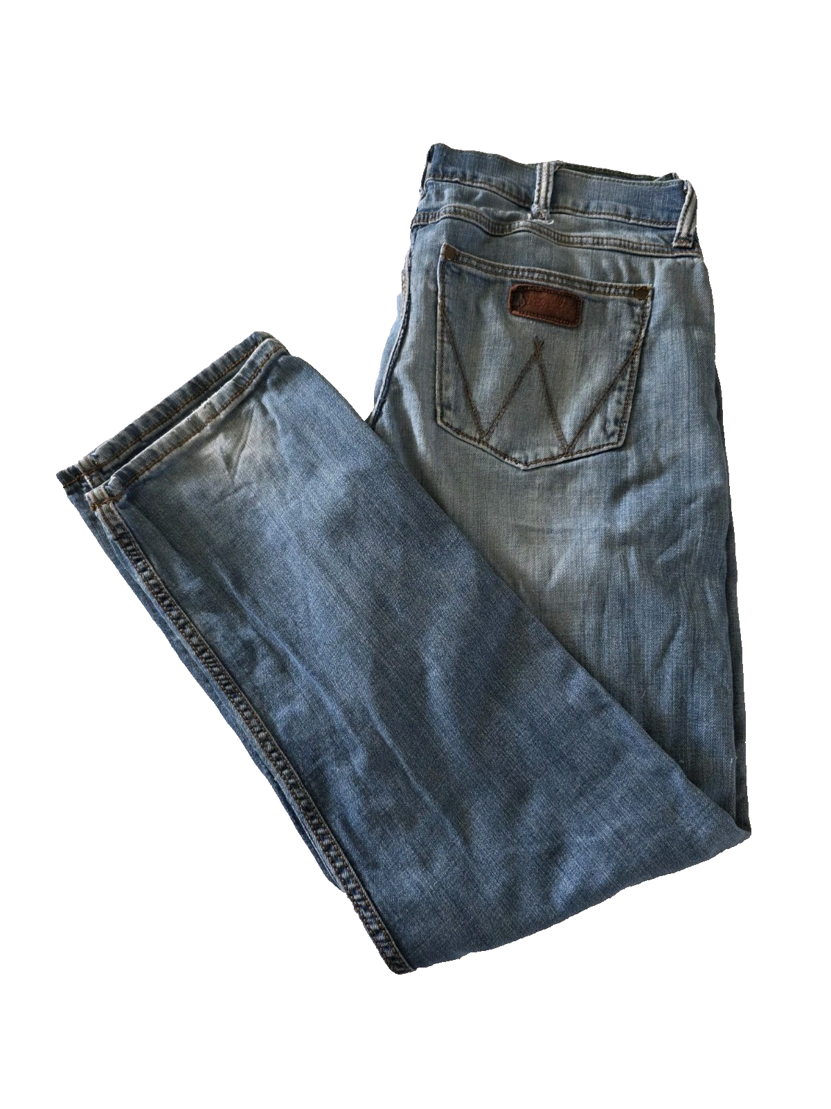 Wrangler Retro Slim Straight Jeans Mens Size 35 x 33