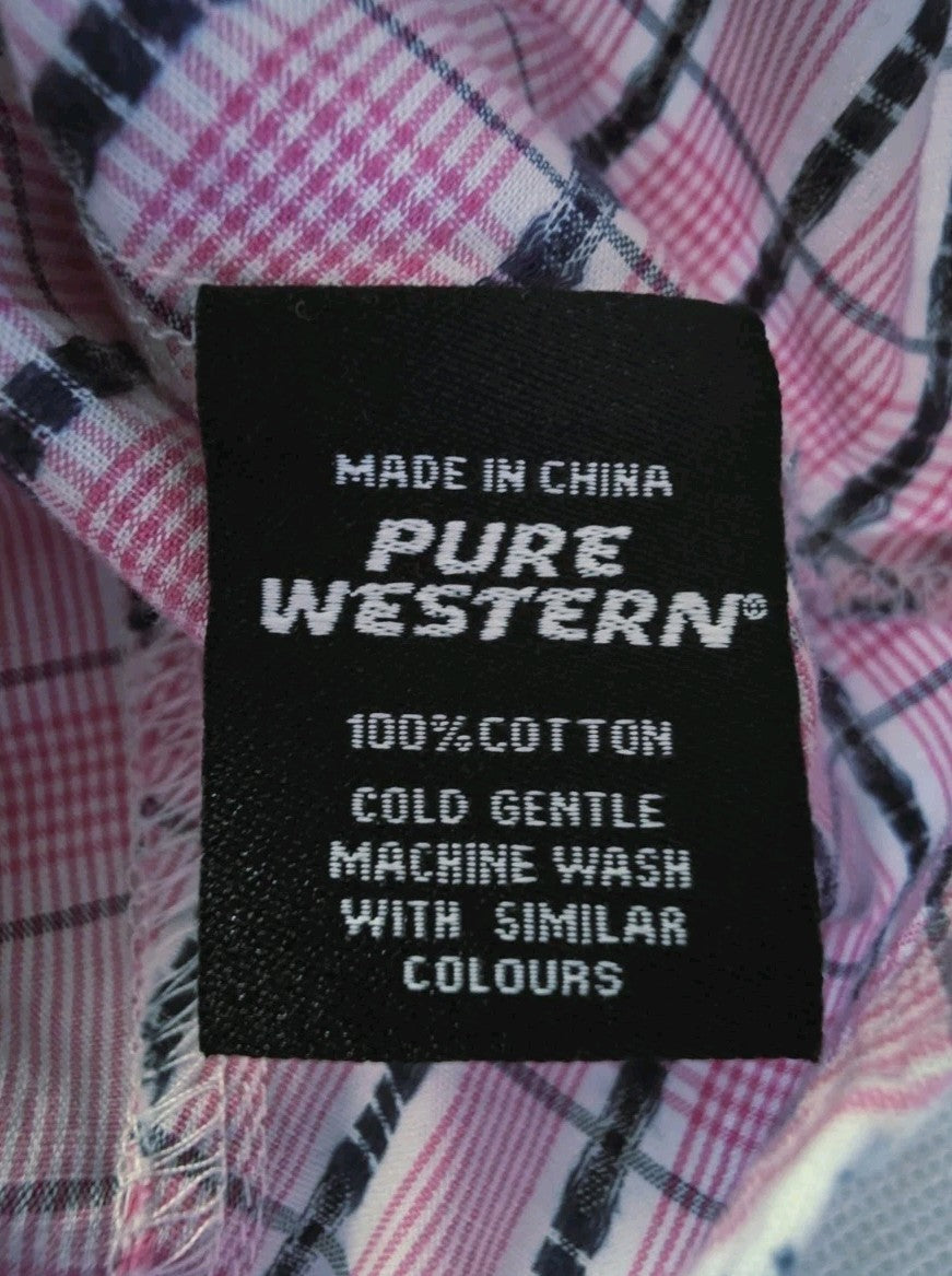 Pure Western Rodeo Arena Shirt Ladies Size 8