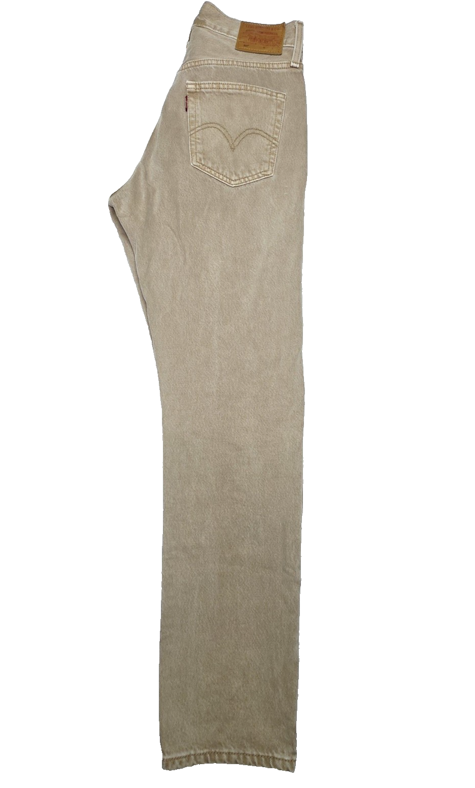 Levi's Jeans Women's 26x30 Beige 501 Straight Button Fly Premium