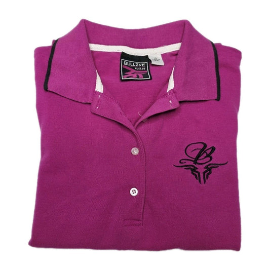 Bullzye Short Sleeve Polo Shirt Ladies Size 10