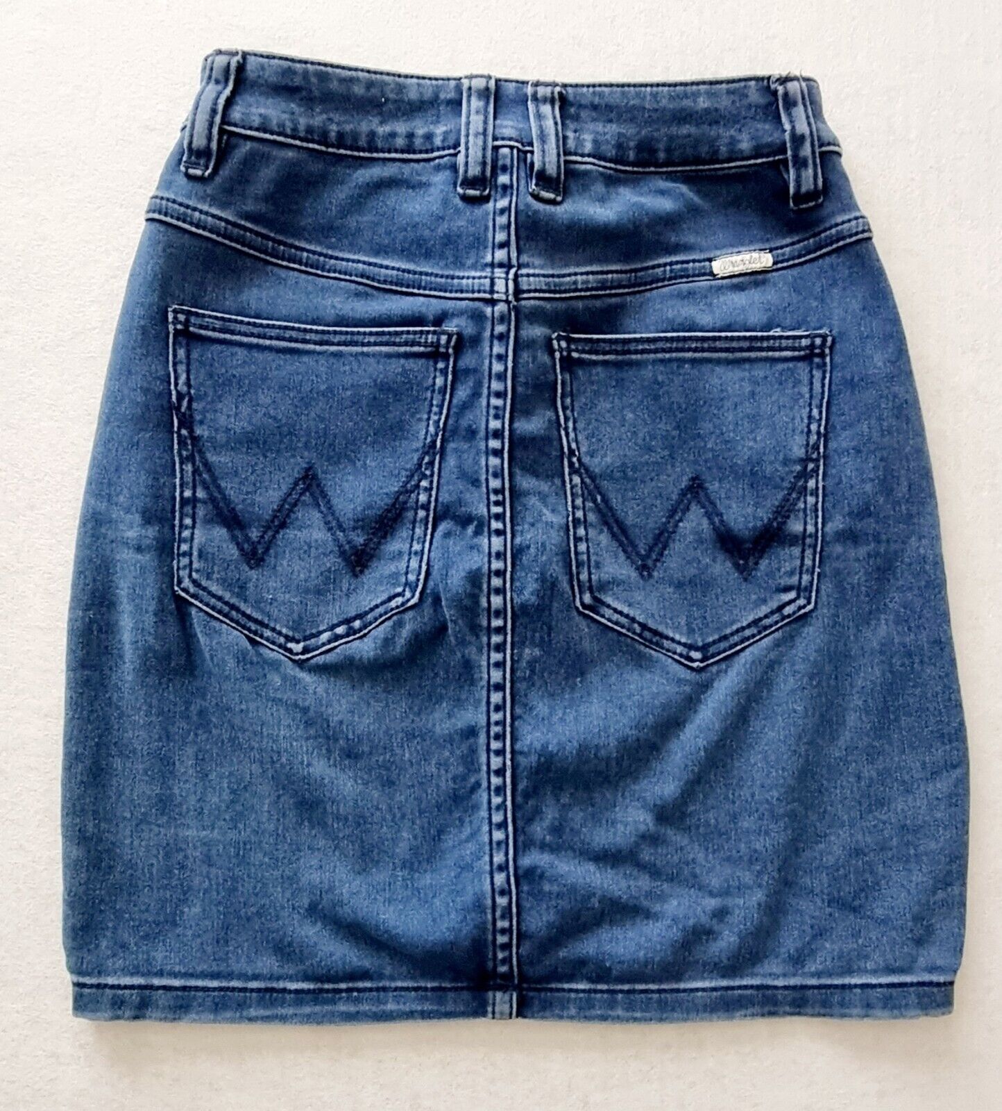 Wrangler Hi Mini Soft Denim Skirt Ladies Size 6