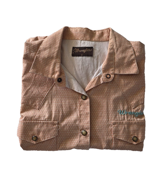 Wrangler Western Arena Long Sleeve Shirt ladies Size 12