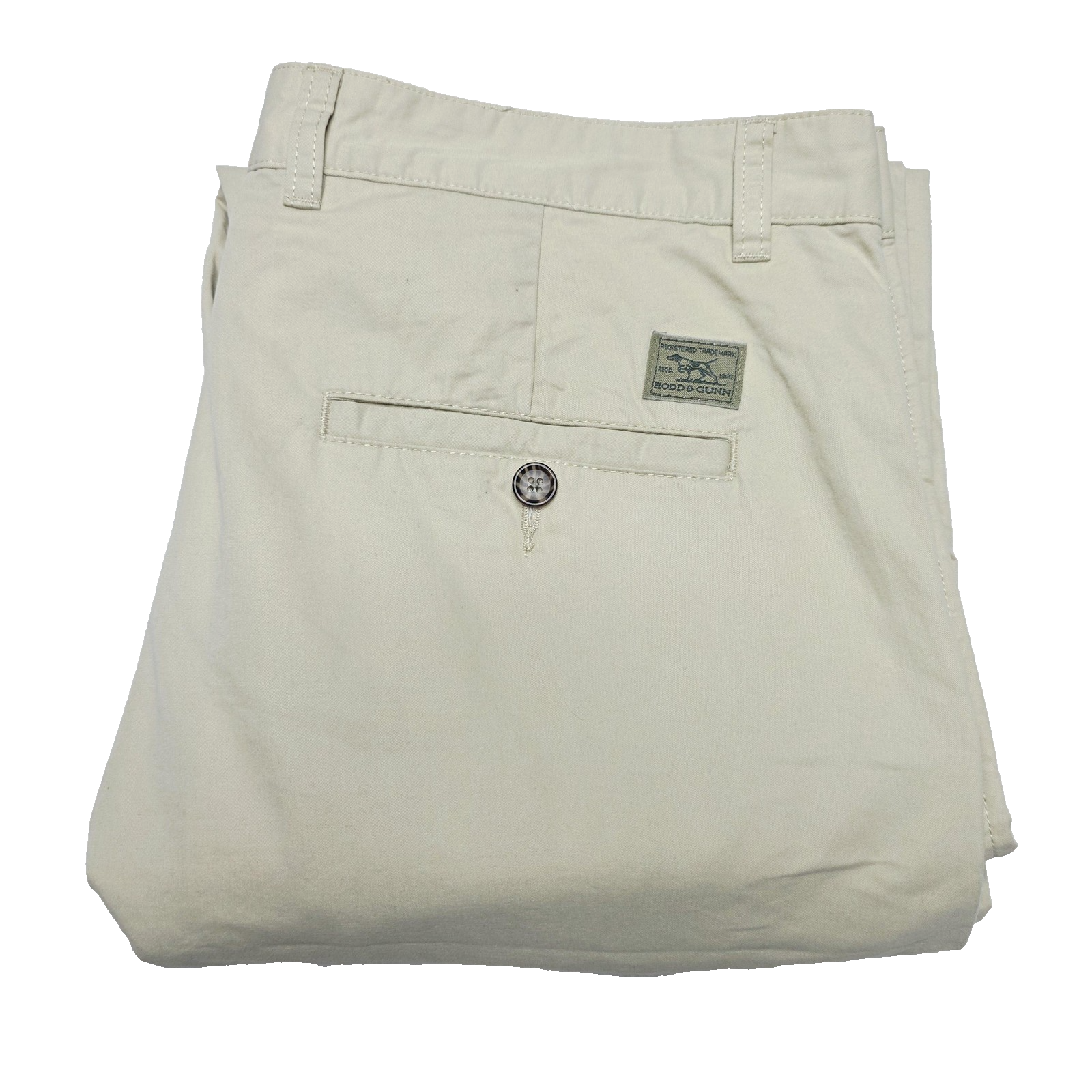 Rodd & Gunn Jeans Mens 35 Beige Regular Fit Cotton Chino Khakis Logo Pants