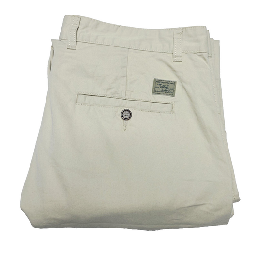 Rodd & Gunn Jeans Mens 35 Beige Regular Fit Cotton Chino Khakis Logo Pants