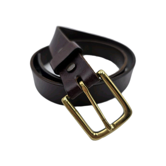 R.M. Williams Chestnut 1 1/4 Inch Traditional Leather Belt Size 34"