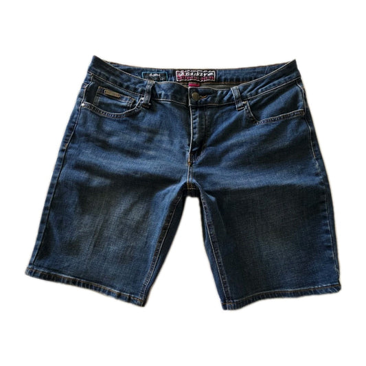 Bullzye Isabel Mid Rise Denim Shorts Ladies Size 16