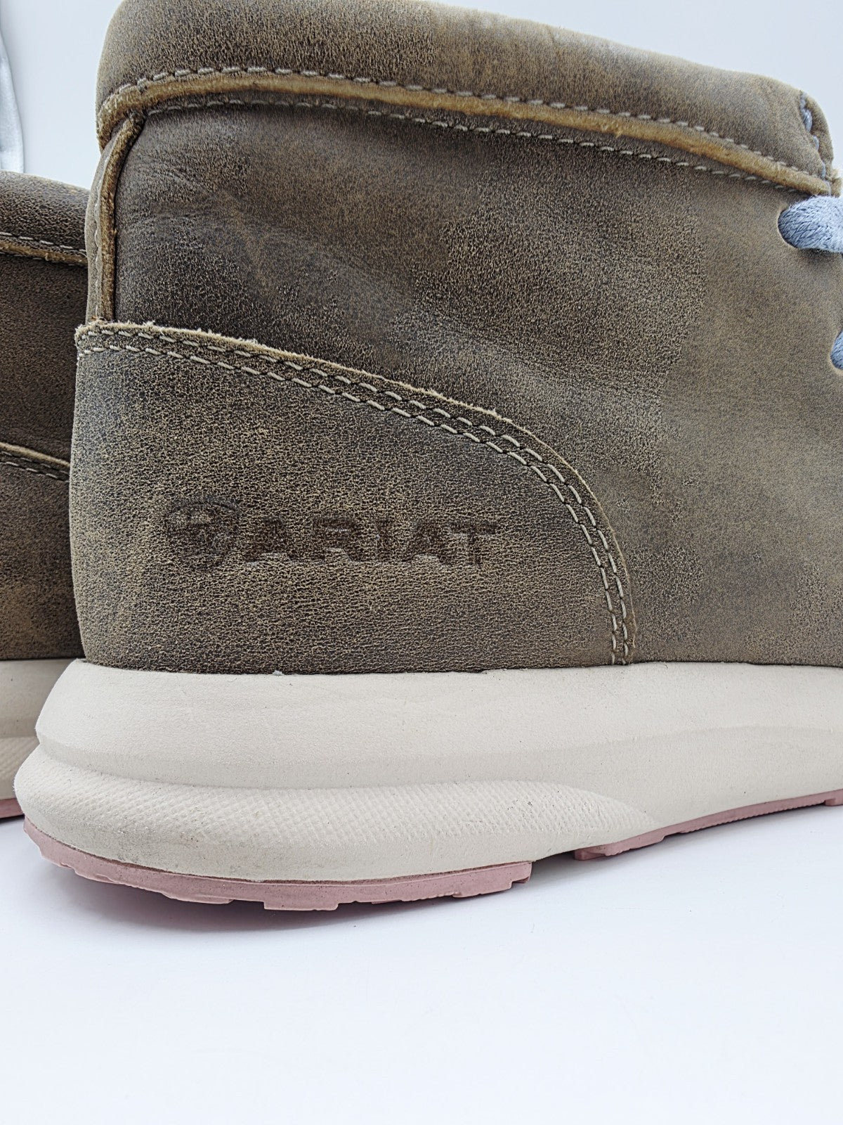 Ariat Spitfire Boots Leather Western Woman 8.5 Relaxed Moc Lace up 10027345 