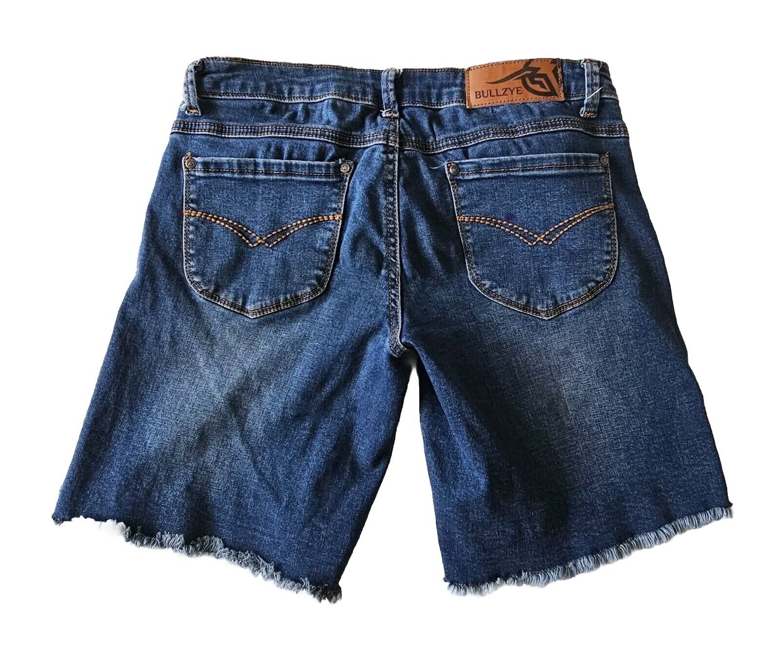 Bullzye Denim Cowgirl Shorts Ladies Size 8