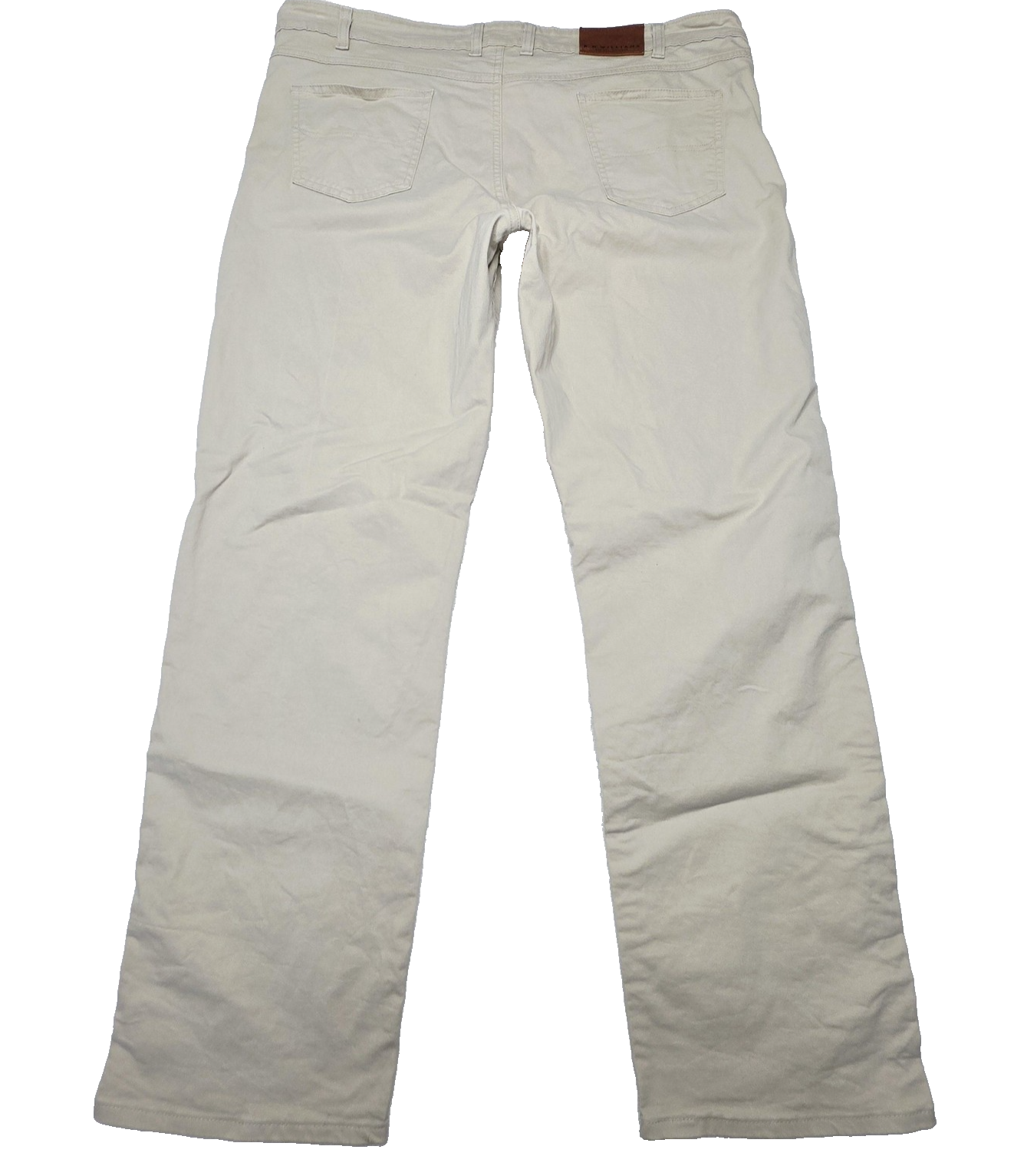 R.M. Williams Pants Men's 42x32 Beige Chino Twill Cotton Casual Straight Leg