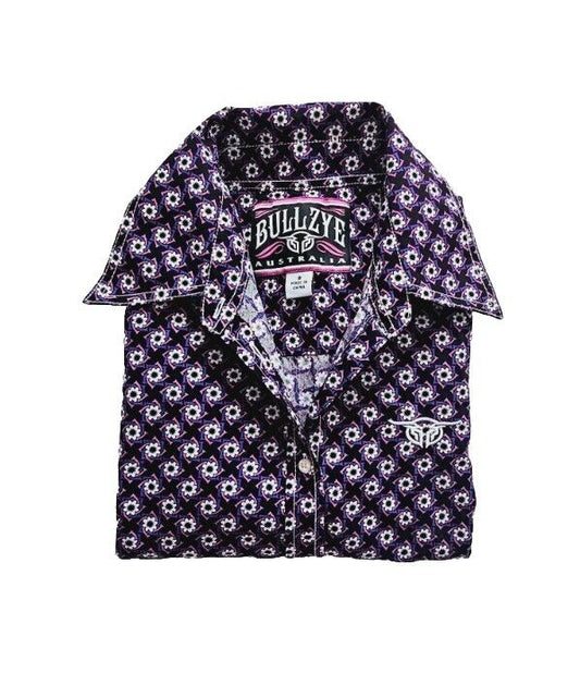 Bullzye Rodeo Long Sleeve Shirt Ladies Size 8