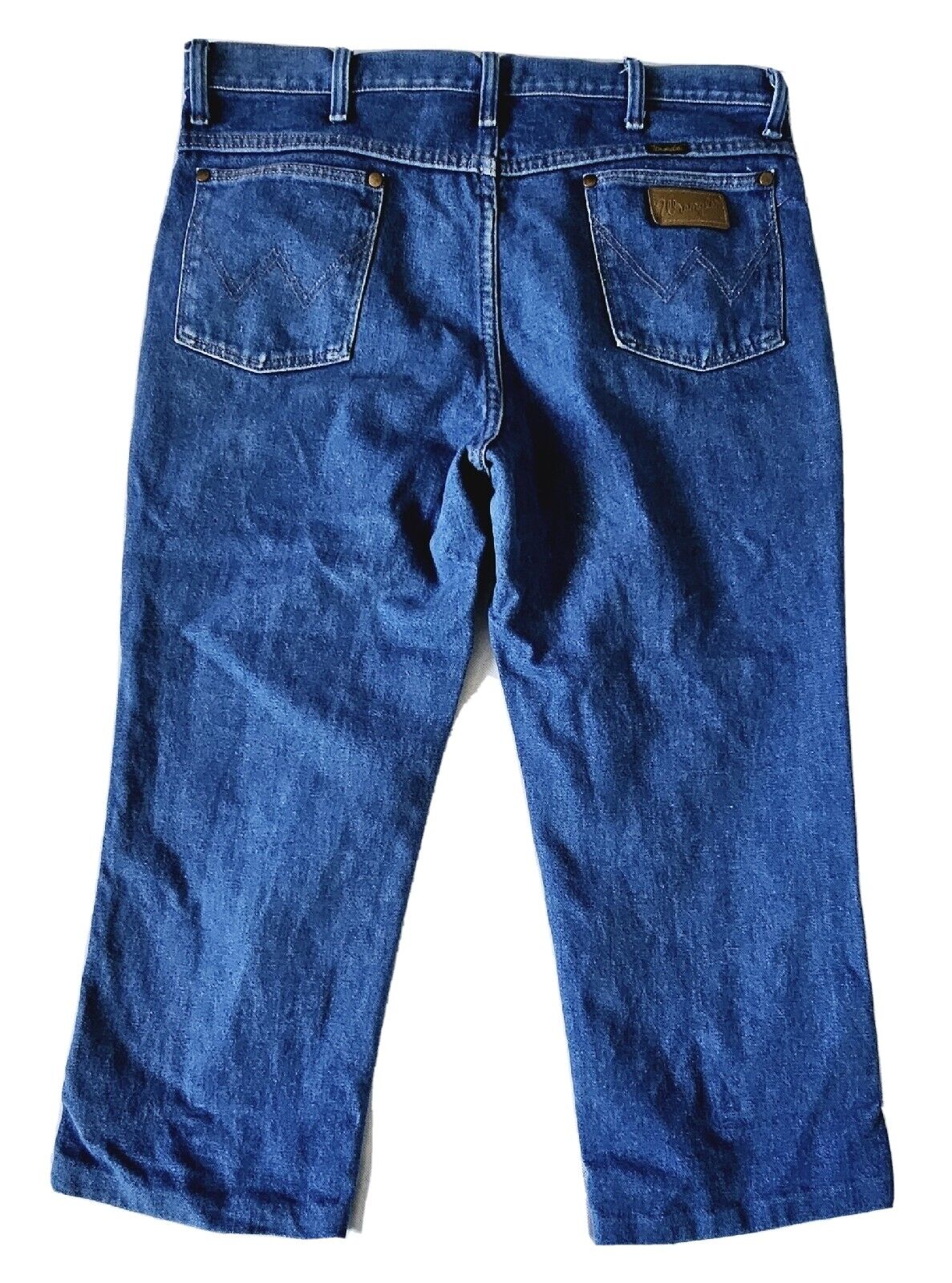Wrangler Slim Fit 936PWD Denim Jeans Mens Size 36x23 Have Been Hemmed