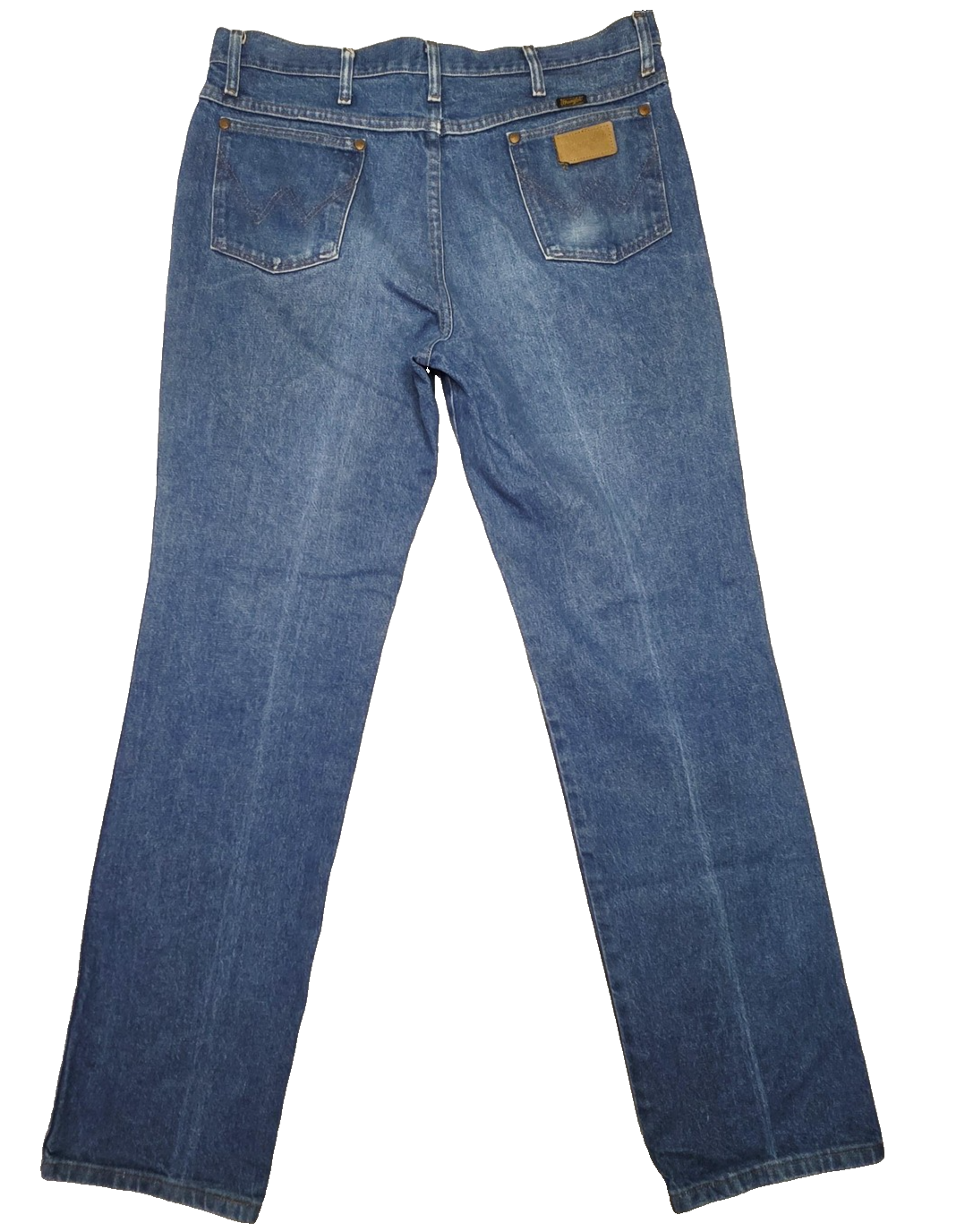 Wrangler Jeans Mens 36x33 Blue Straight 936PWD Cotton Denim Pockets Regular Fit