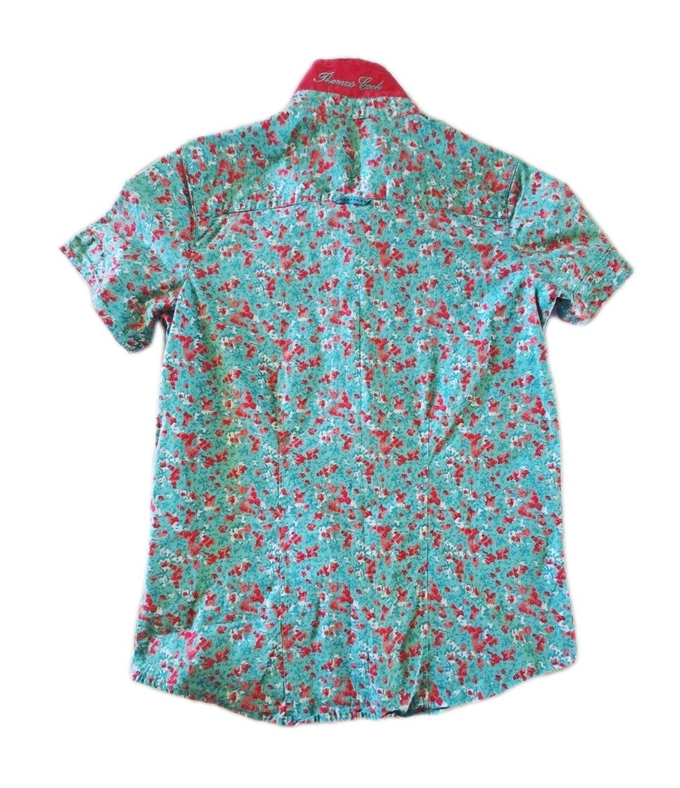 Thomas Cook Western Rodeo Short Sleeve Shirt Girls Size 14