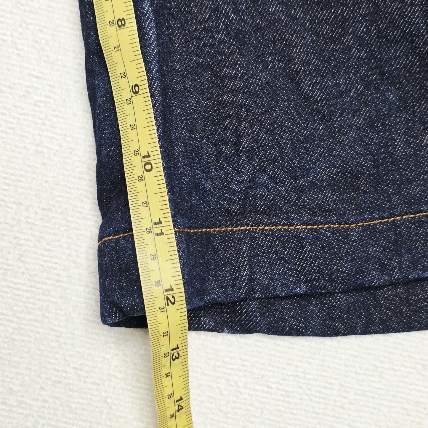 Wrangler Shorts Men's 38 Blue Denim Relaxed Fit Bermuda Casual Workwear Summer