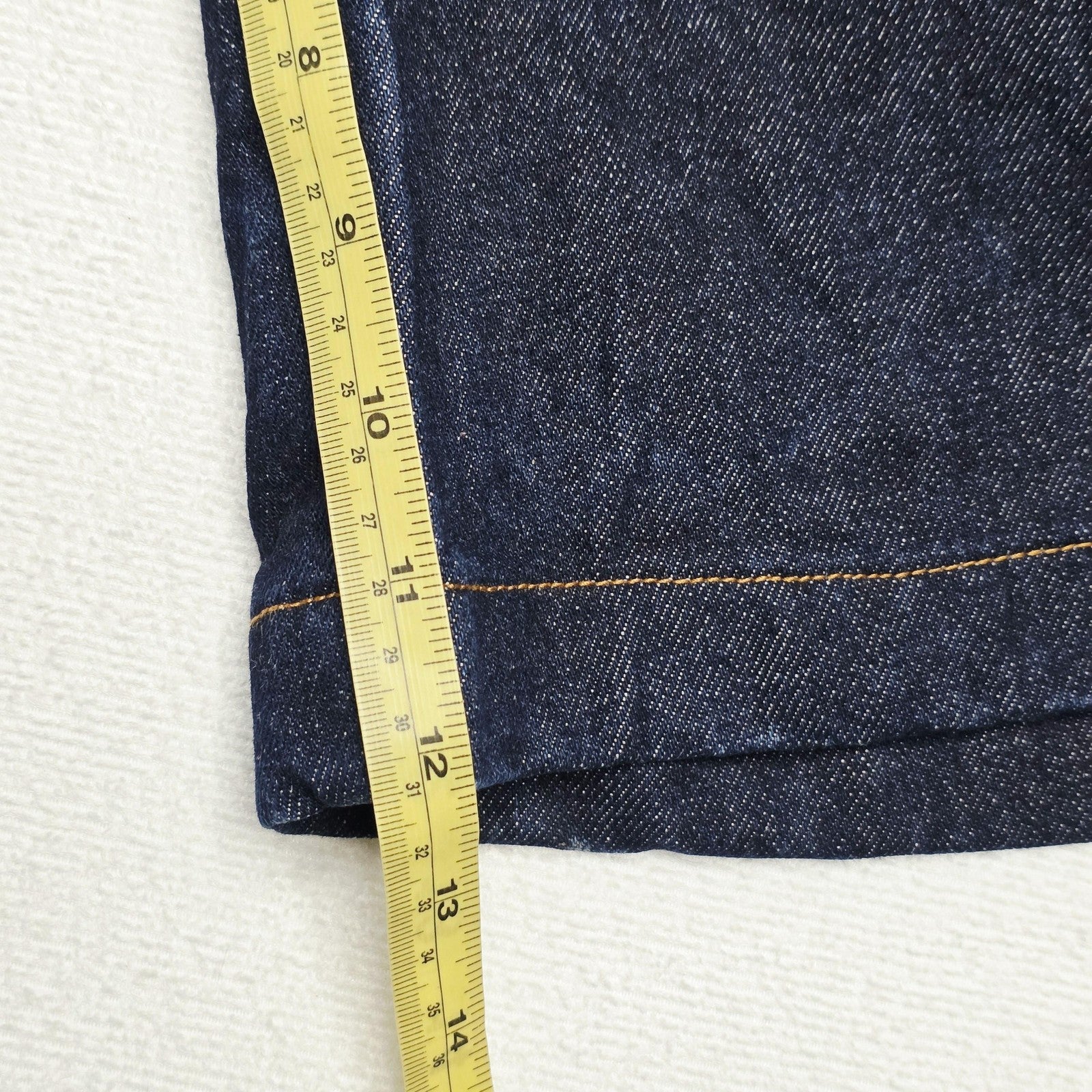 Wrangler Shorts Men's 38 Blue Denim Relaxed Fit Bermuda Casual Workwear Summer