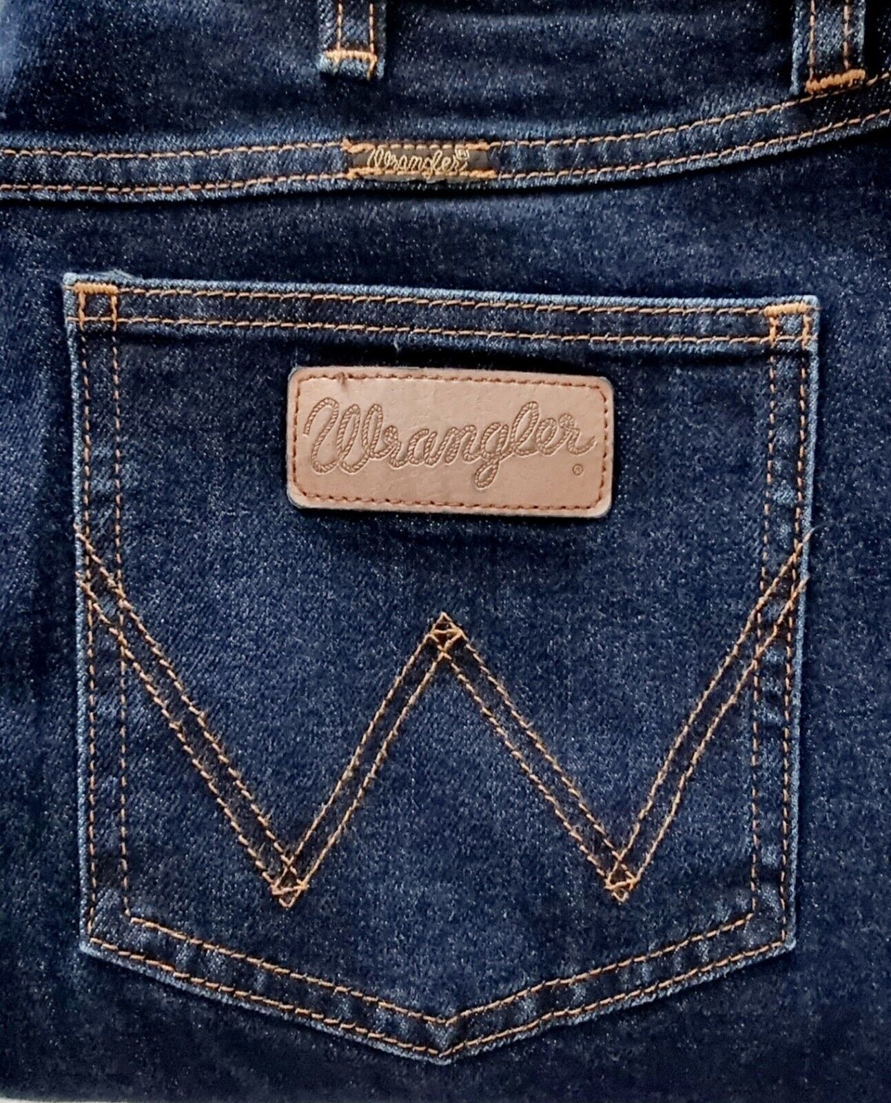 Wrangler Classic Straight Leg Original Rinse Indigo Mens Jeans Size 31x29