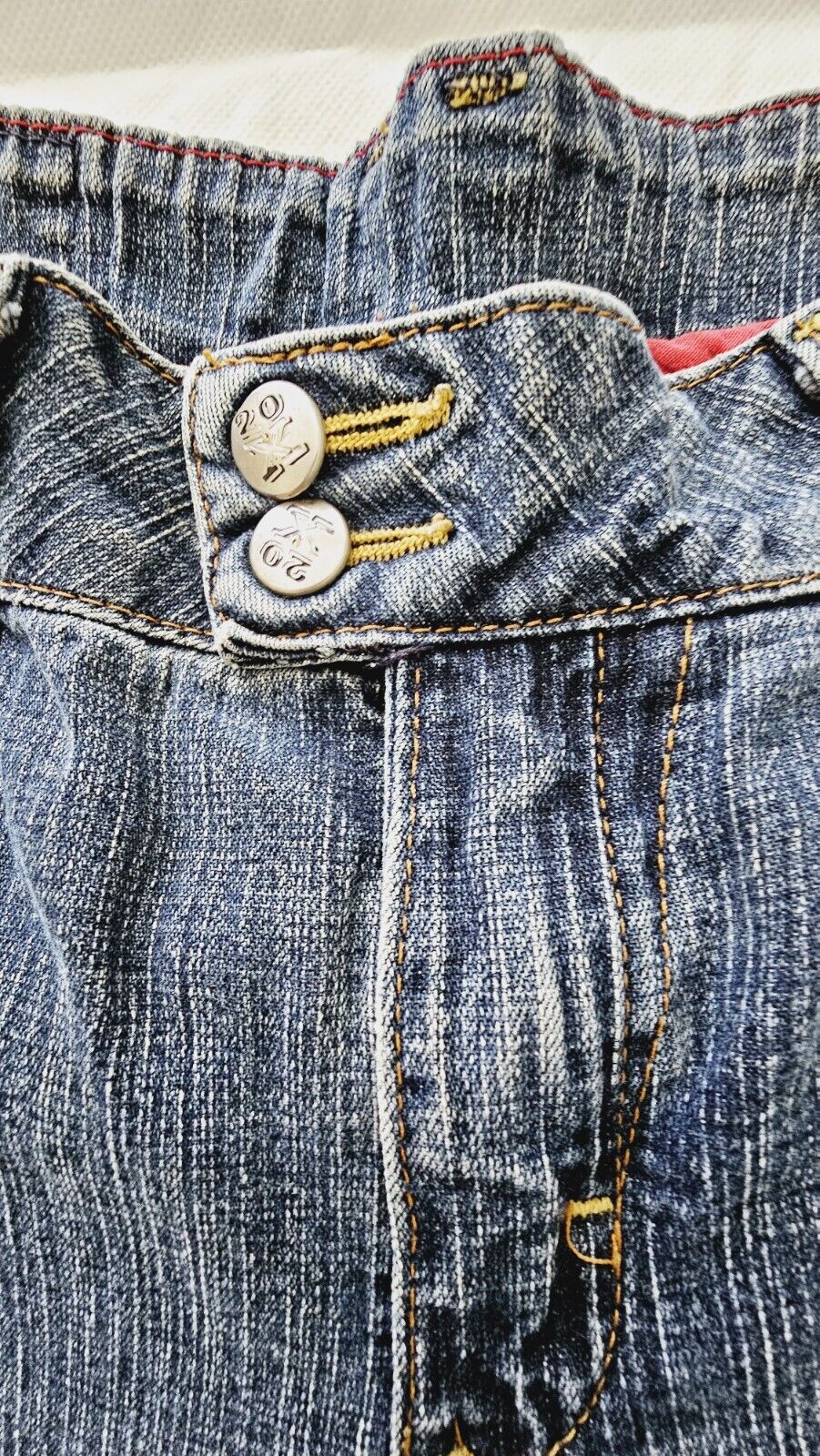 Wrangler 20X Double Button Bootcut Denim Jeans Ladies Size 32x35