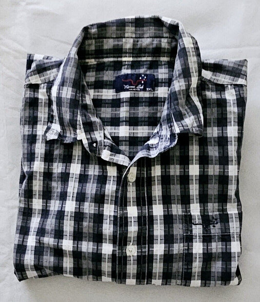 Pure Western Long Sleeve Check Shirt Men's Size 3XL