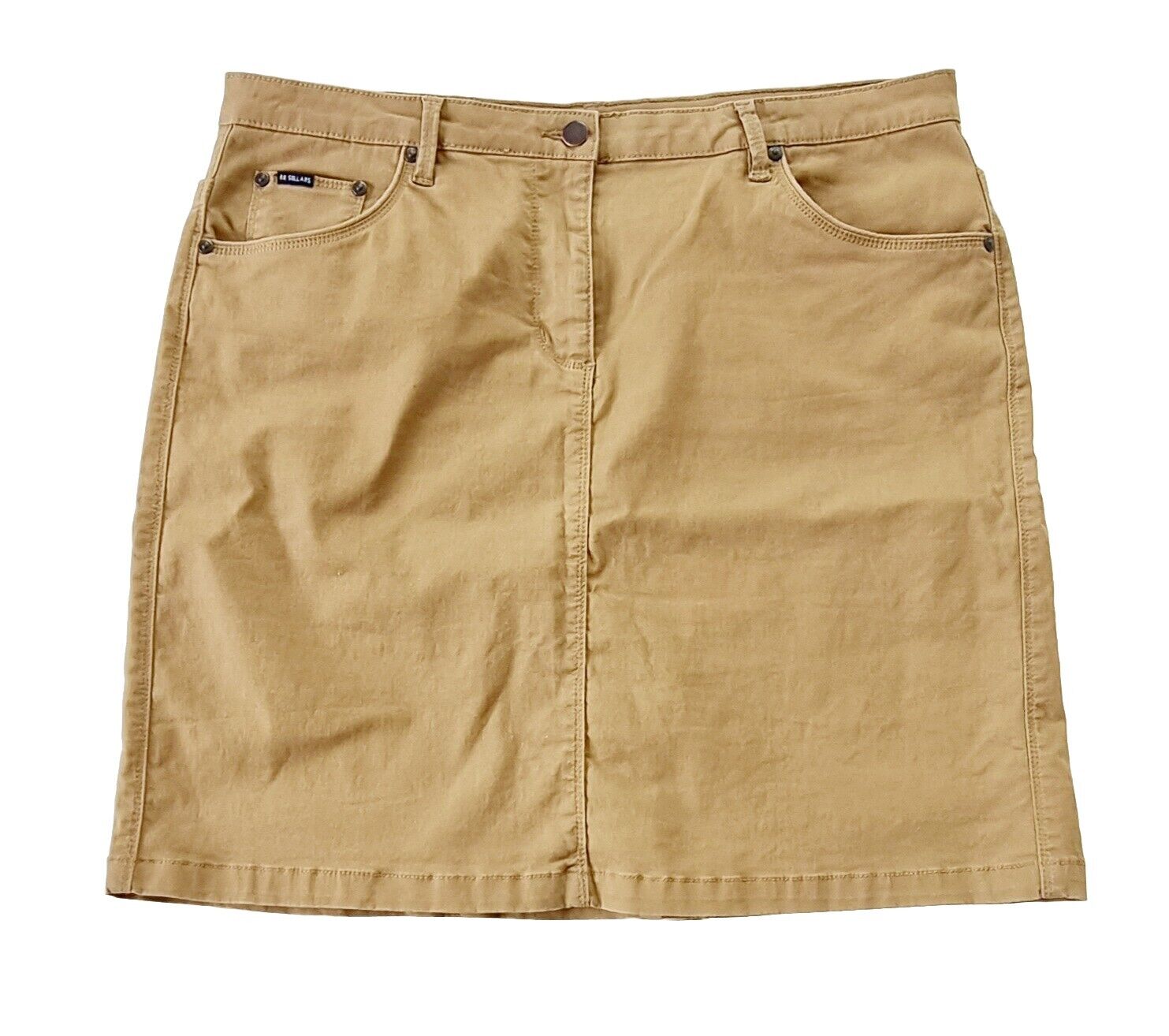 RB Sellars Felicity Camel Skirt Ladies Size 16