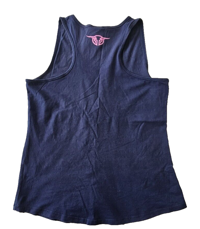 Bullzye Original Ladies Blue Racer Singlet Size 12