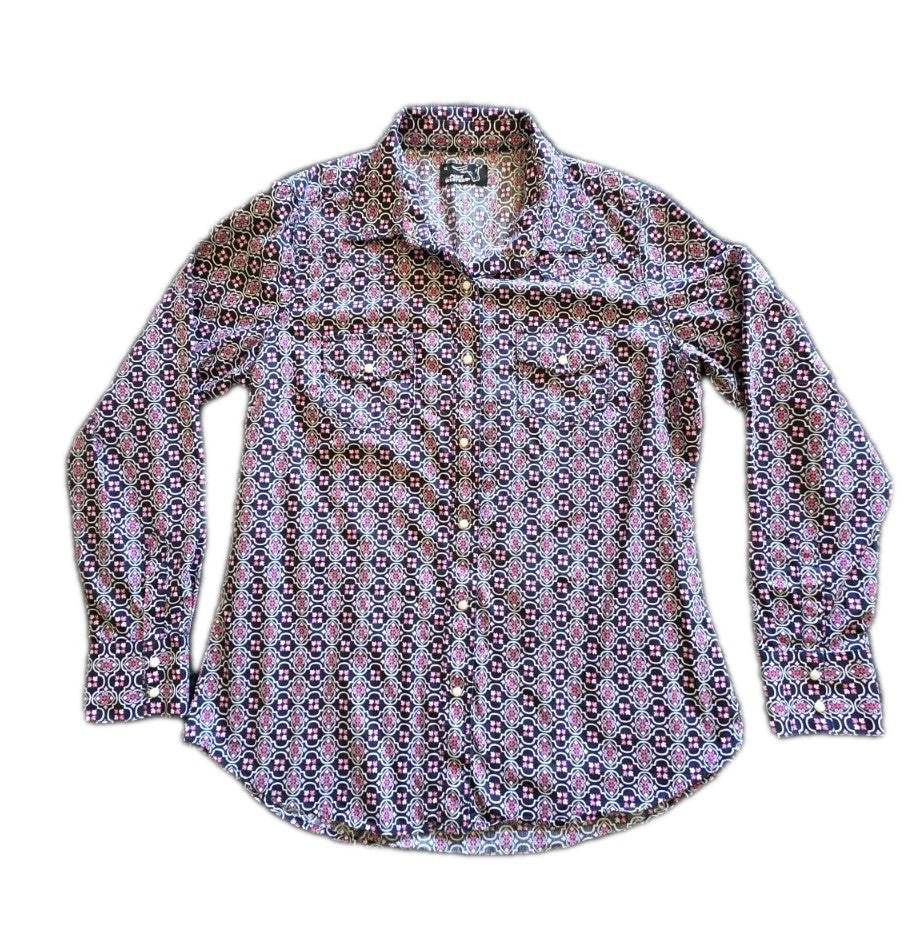 Pure Western Rodeo Arena Shirt Ladies Size 14