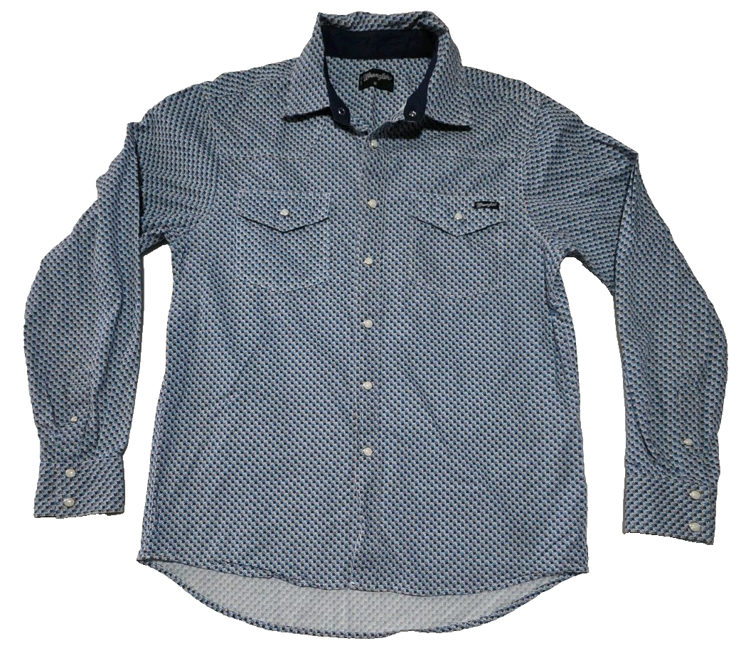 Wrangler Western Rodeo Long Sleeve Shirt Men's Size M