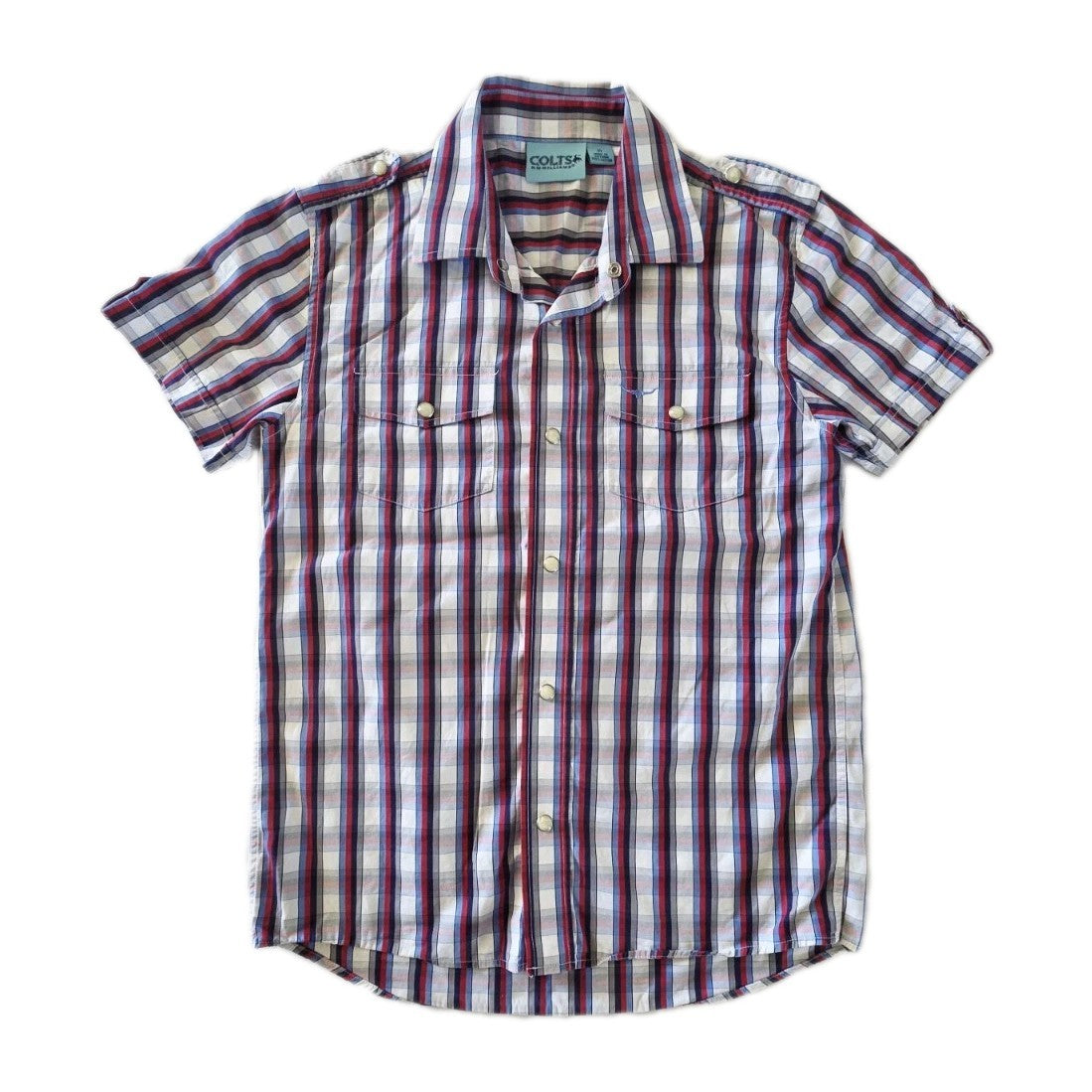 R.M. Williams Colts Western Short Sleeve Shirt Boys Size 10