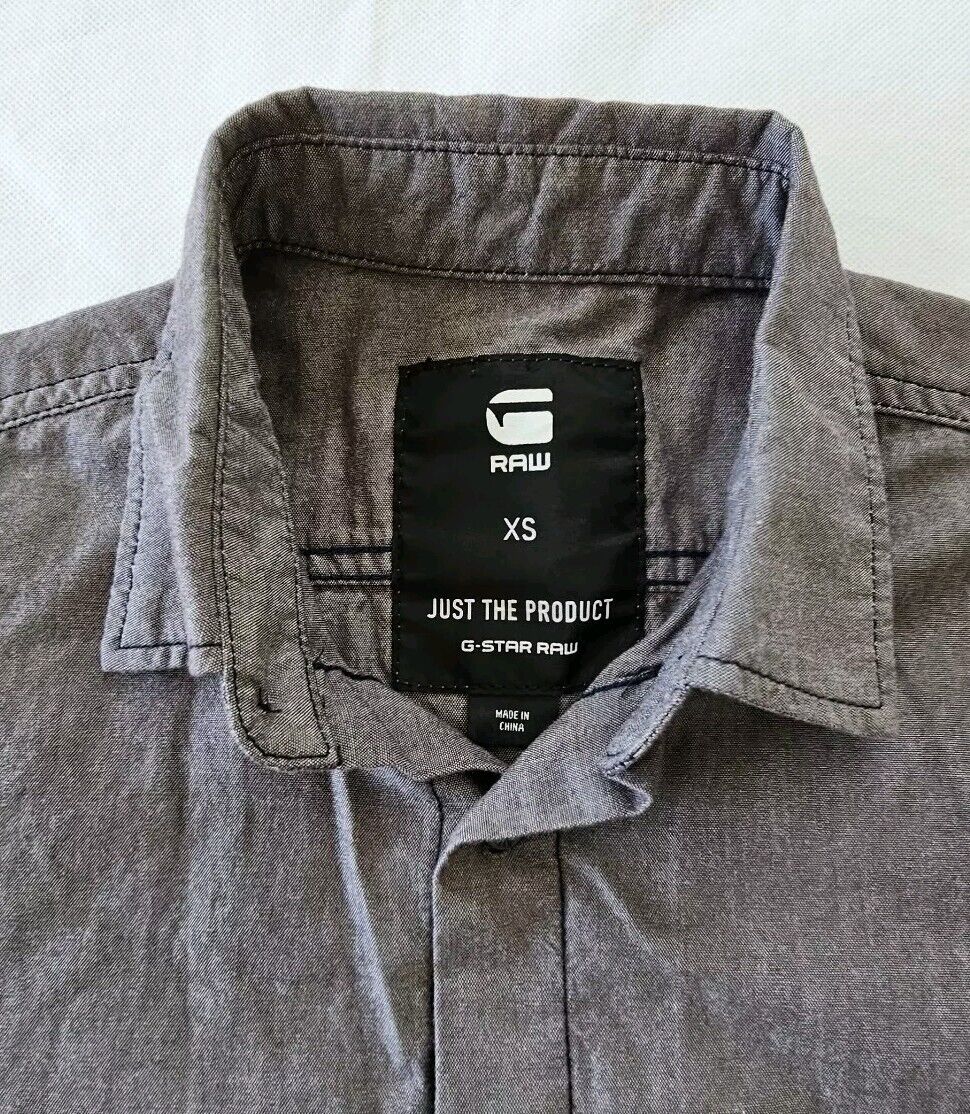 G-Star Stalt Long Sleeve Shirt Men's Size XS