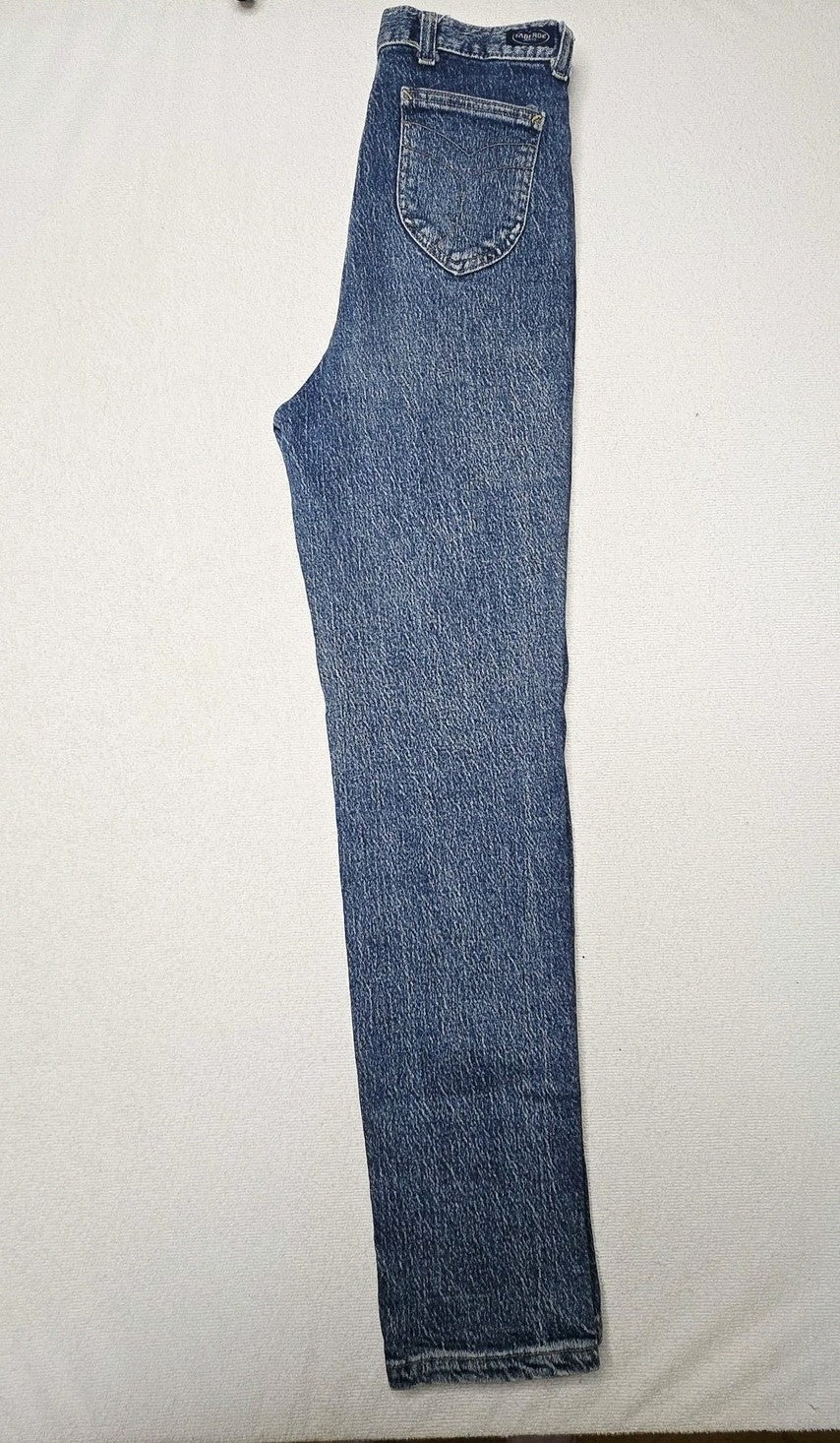 Faberge Jeans Women's 14 Blue High Rise Tapered Denim Vintage