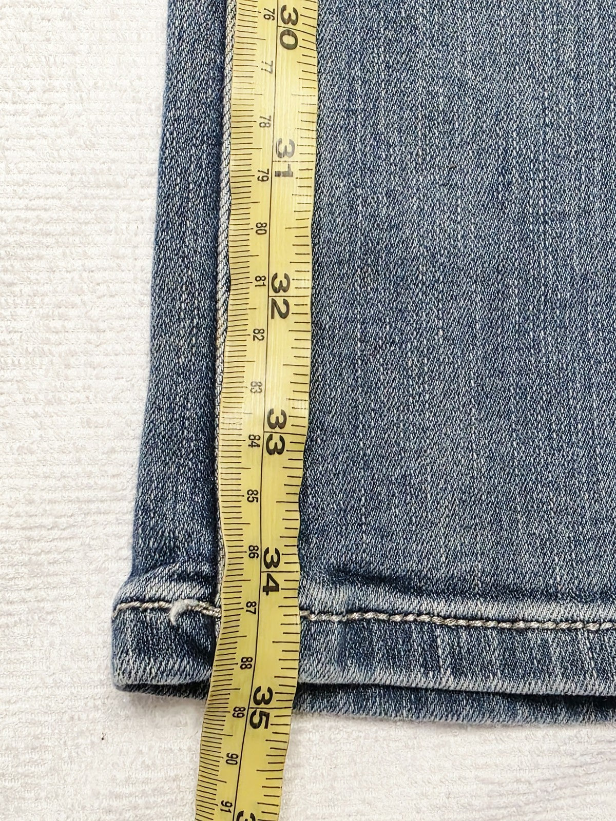 Grace In LA Jeans Womens 26 Blue Bootcut Embroidered Stretch Denim 28x34