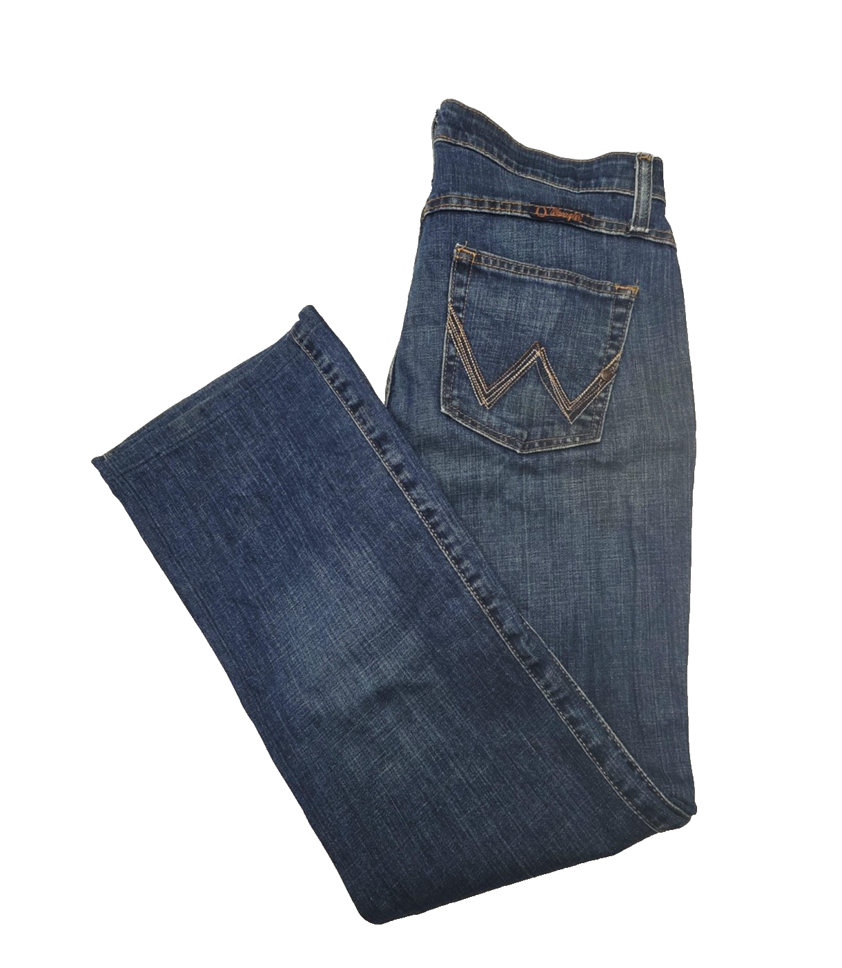 Wrangler Jeans  5/6 X 29 Blue Medium Wash Bootcut Stretch Denim Pockets