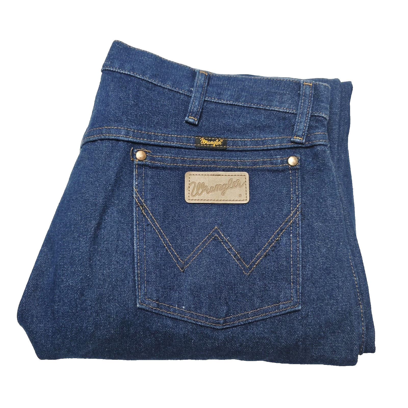 Wrangler Jeans Mens 38x32 Blue Straight Regular Cowboy Cut 1013MWZPW