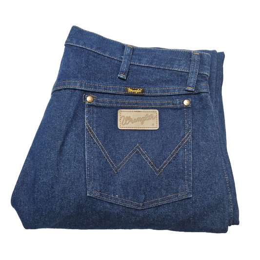 Wrangler Jeans Mens 38x32 Blue Straight Regular Cowboy Cut 1013MWZPW