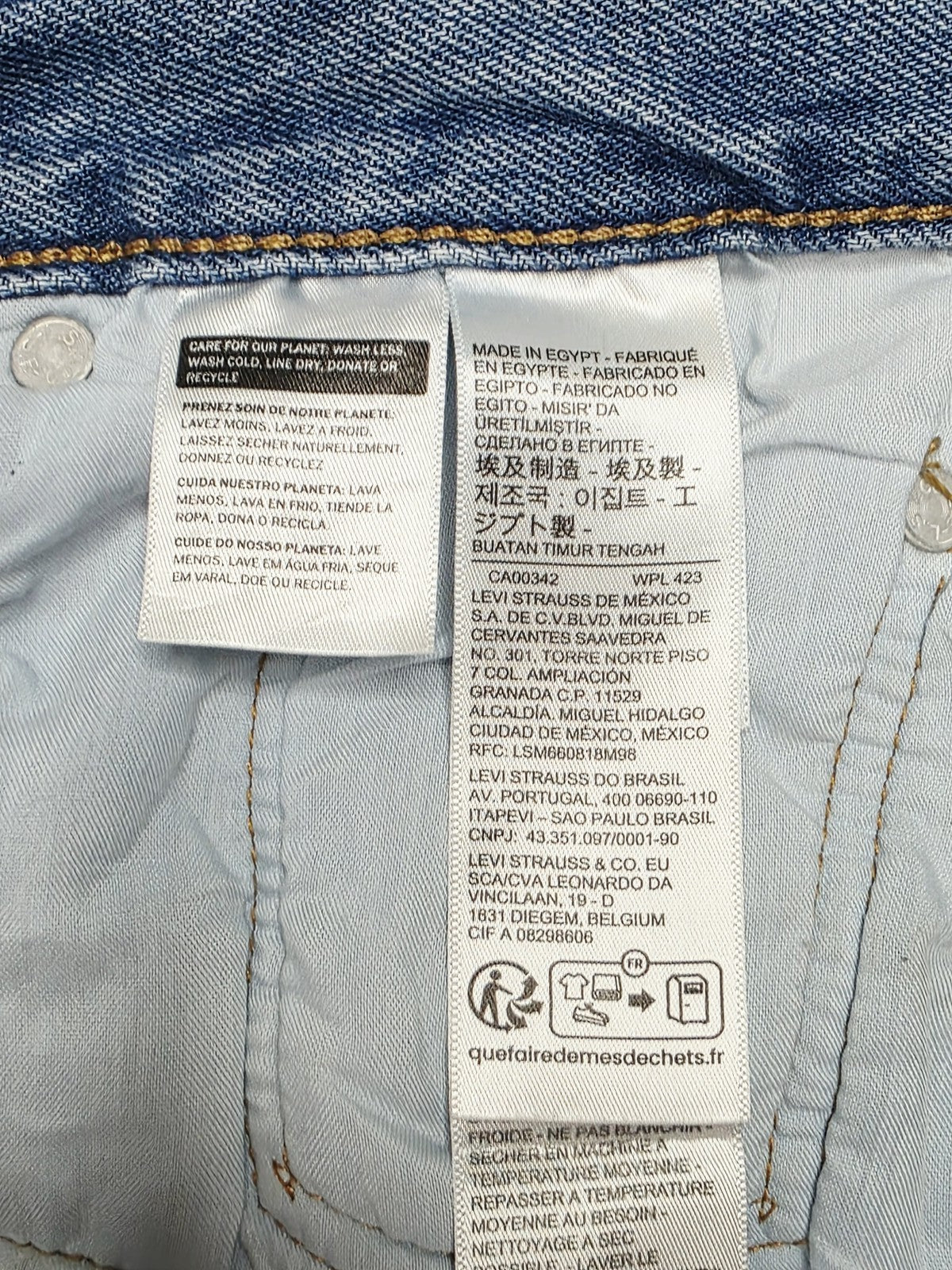 Levi's Shorts Women's 10 BIG E 501 Cut Off Distressed Raw Hem Button Fly
