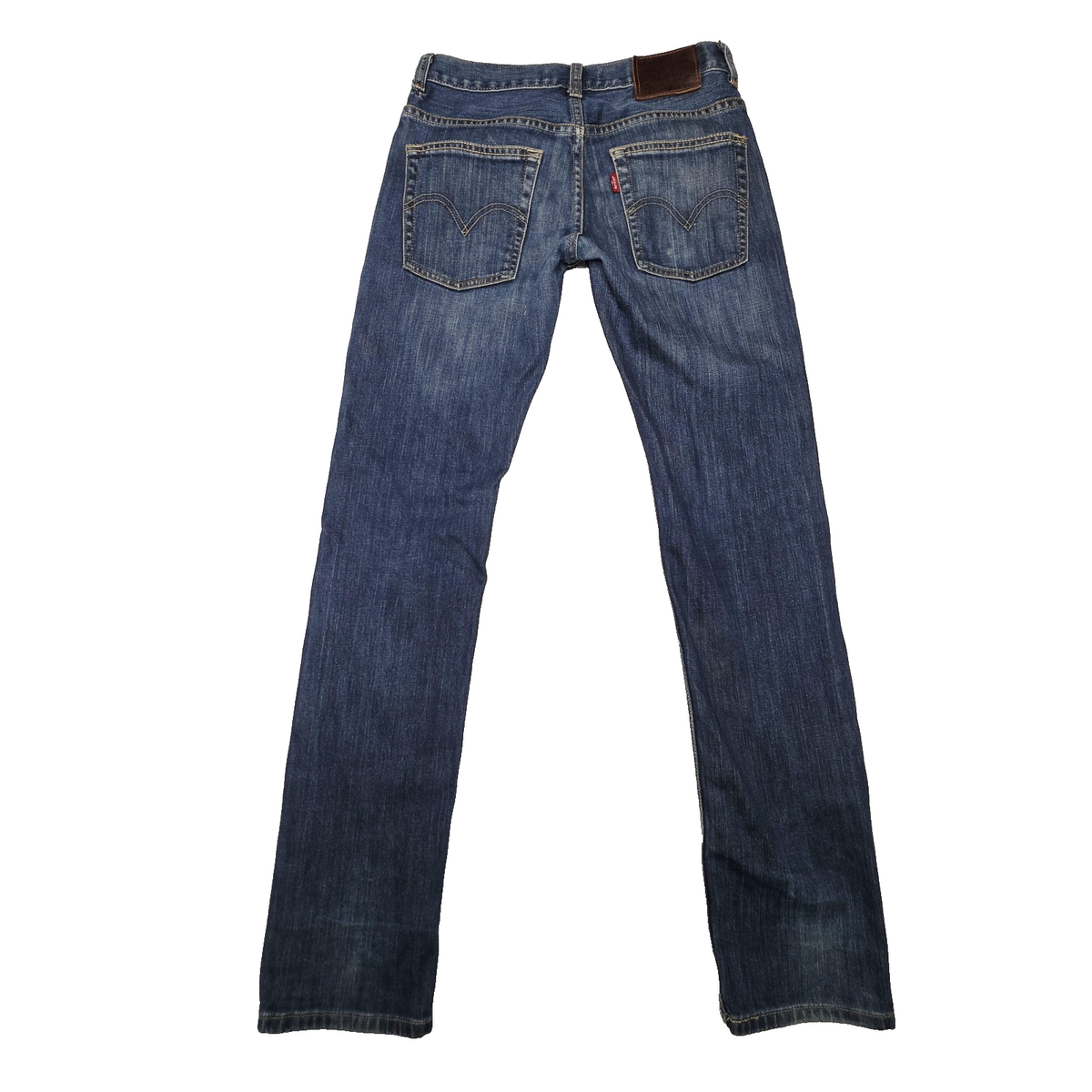 Levi's 511 Jeans Men's 28x31 Blue Slim Straight Denim Zip Fly Medium Wash Logo