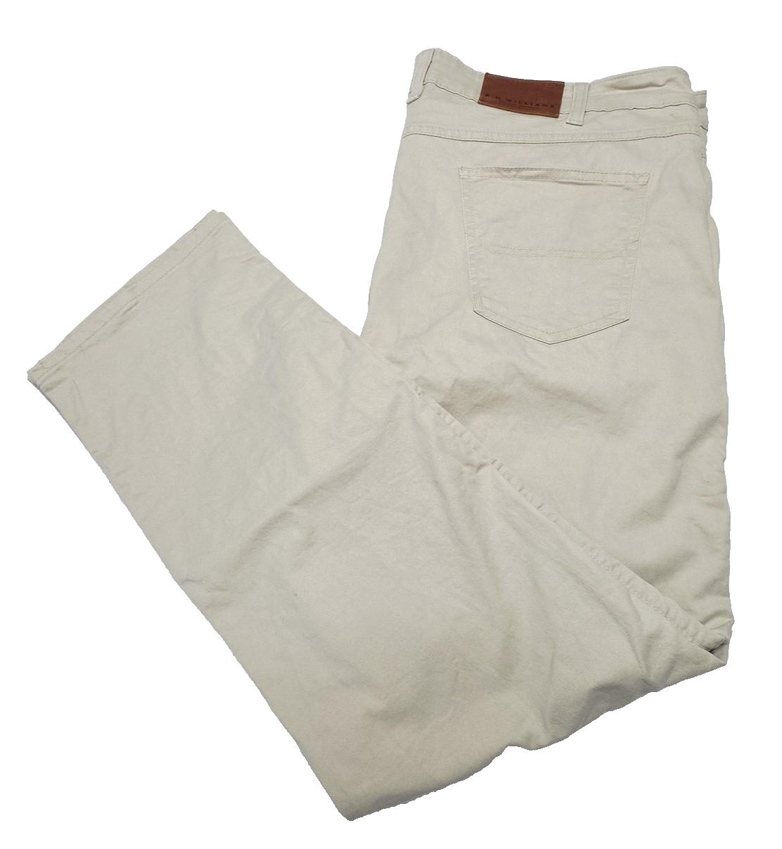 R.M. Williams Pants Men's 42x32 Beige Chino Twill Cotton Casual Straight Leg