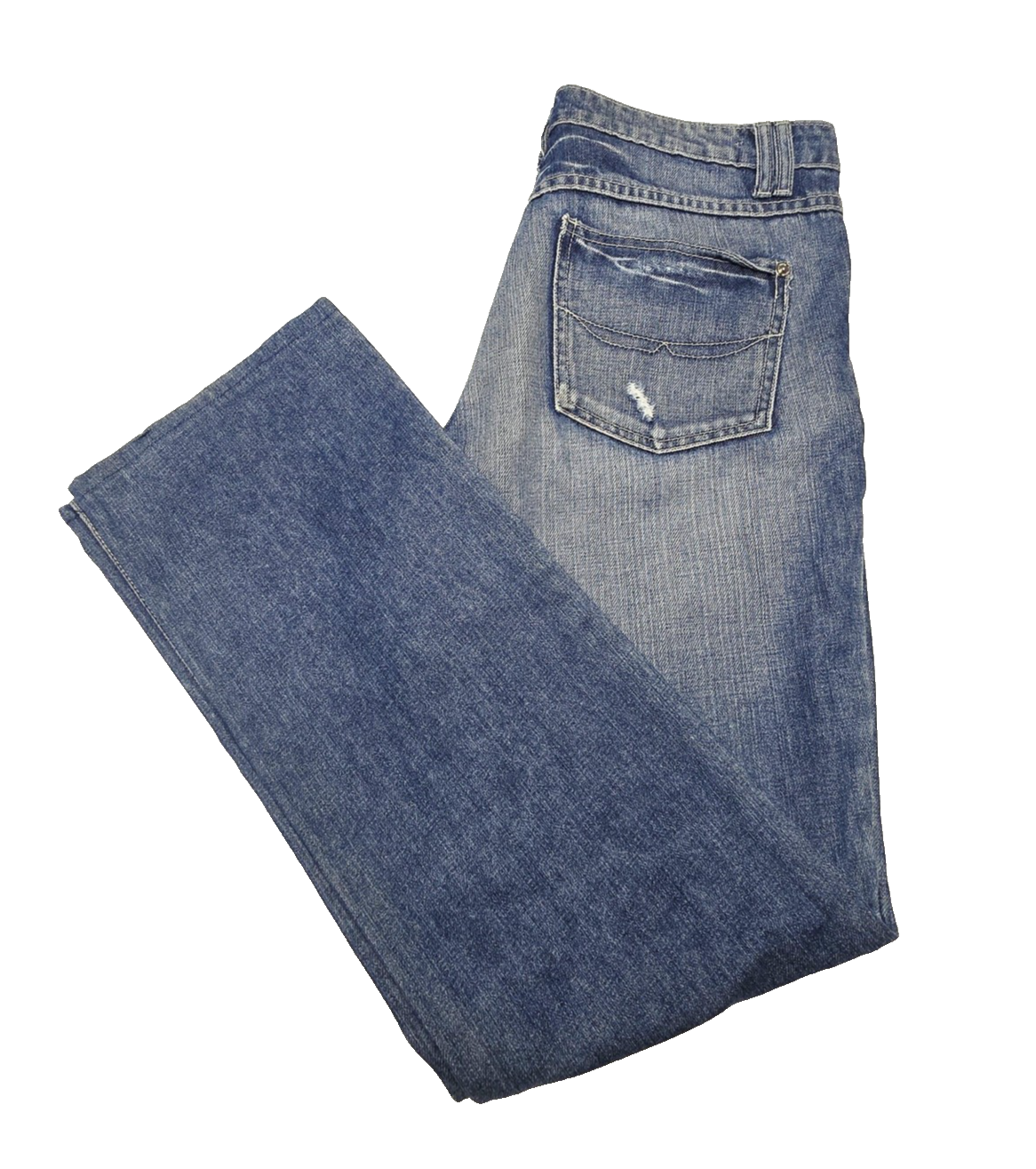 R.M. Williams Jeans Women's 10 Blue Straight Denim Distressed Medium Wash