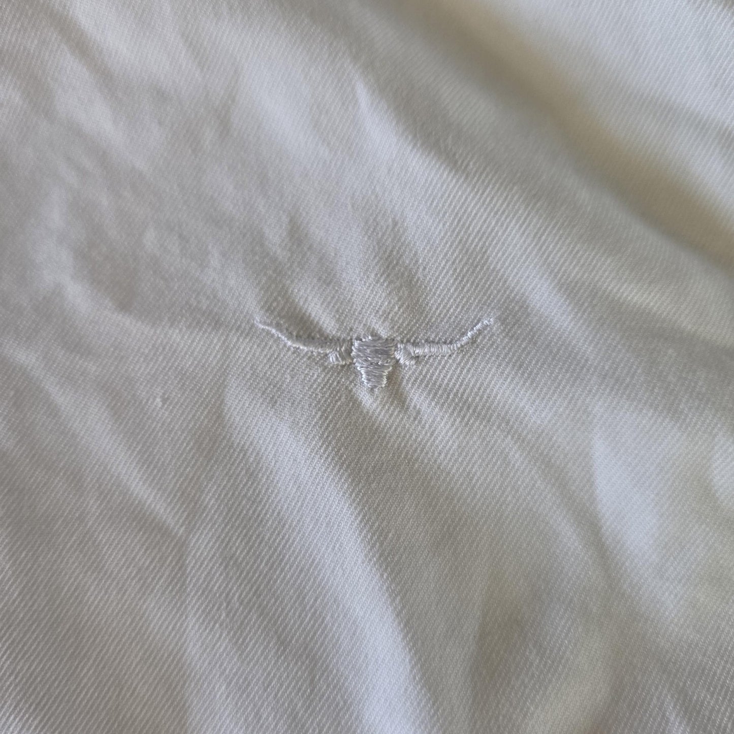 R.M. Williams Shirt Women's 8 White Long Sleeve Button Up Fitted Logo Top