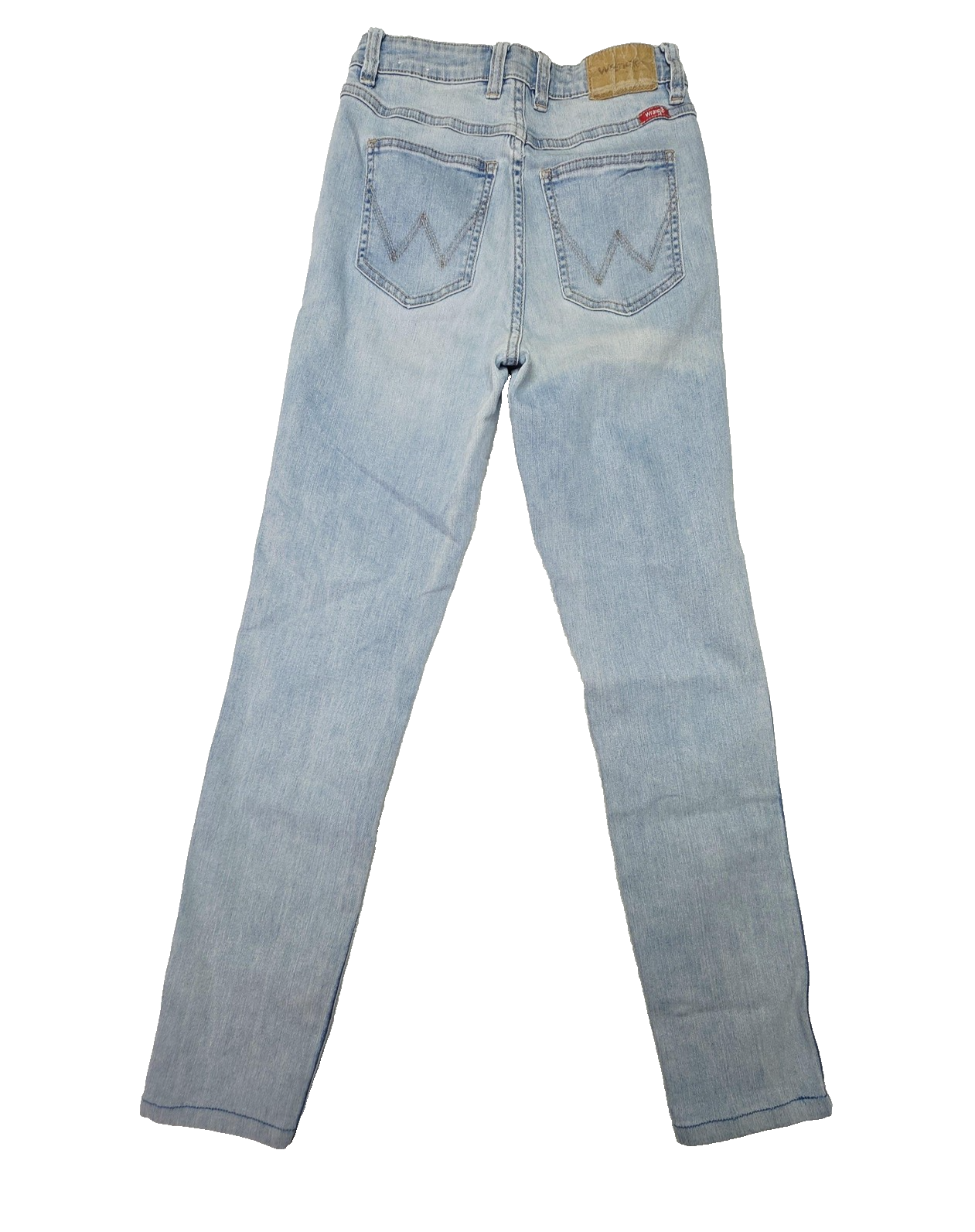 Wrangler Jeans Women's 8 Blue Light Wash Hi Pins Skinny Denim Stretch Highrise