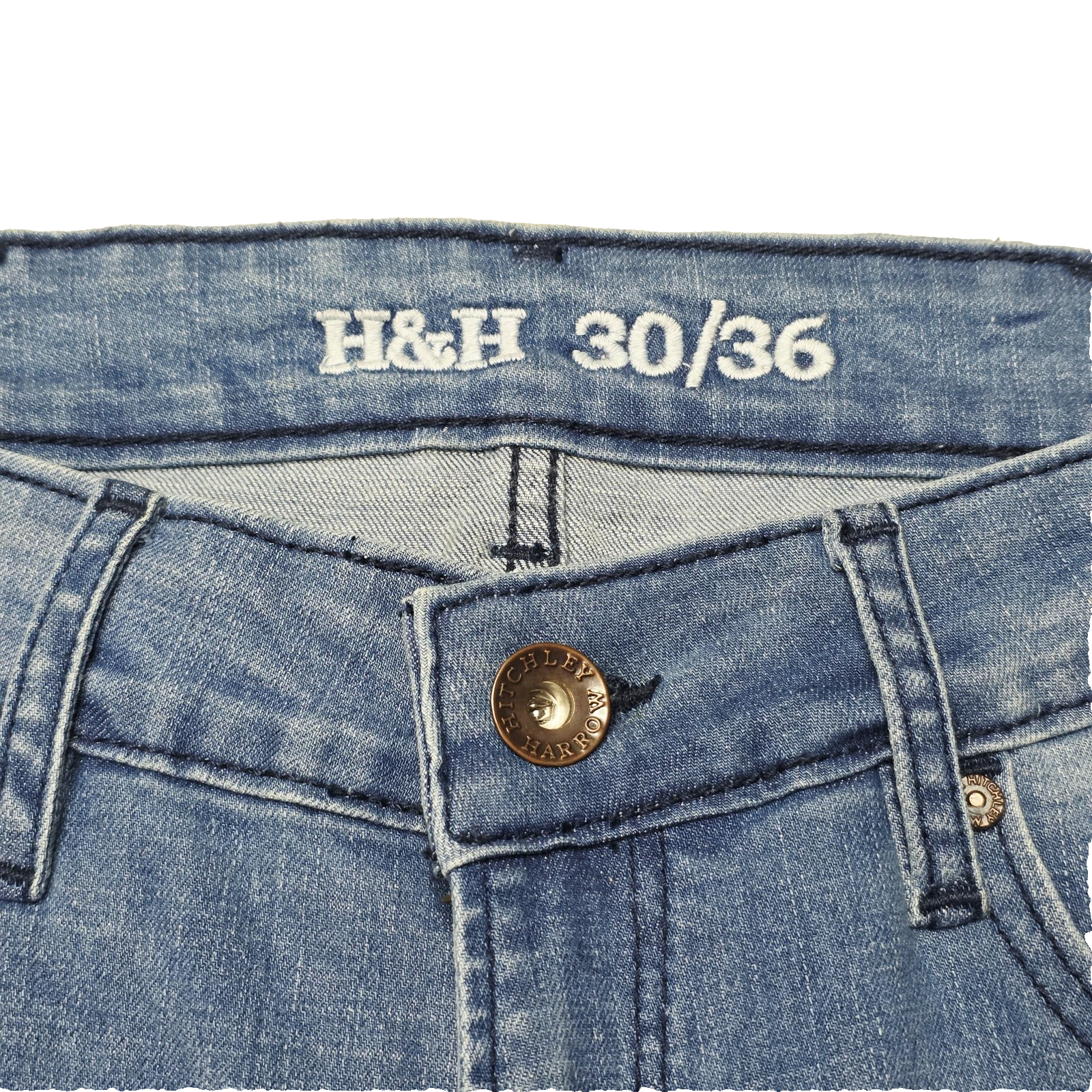 Hitchley & Harrow "Louisiana" Jeans Trouser Women's 30x36 Stretch Denim NWT