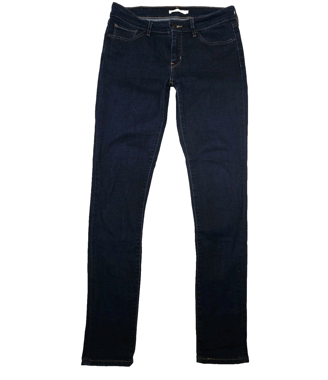 Levi's Jeans Women's W29 L32 Blue 711 Skinny Mid Rise Dark Wash Stretch Denim