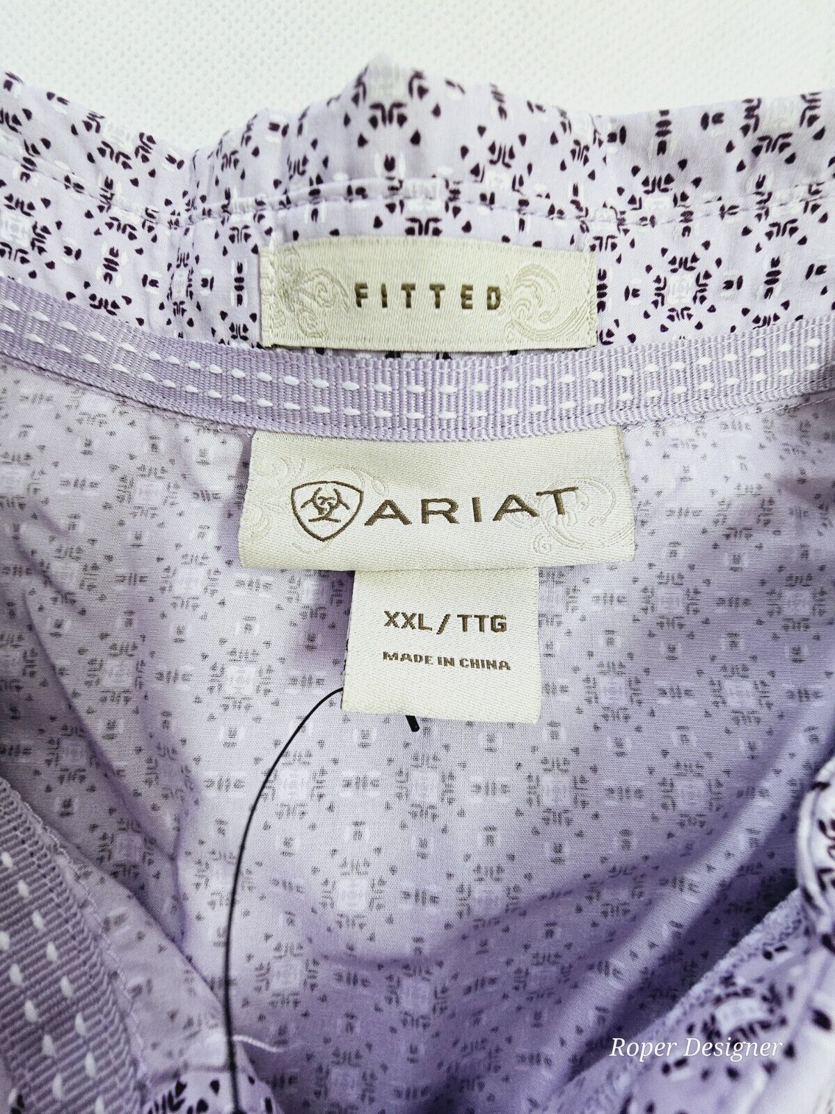 Ariat Kirby Fitted Shirt Frankie Print Ladies Size XXL New RRP $109