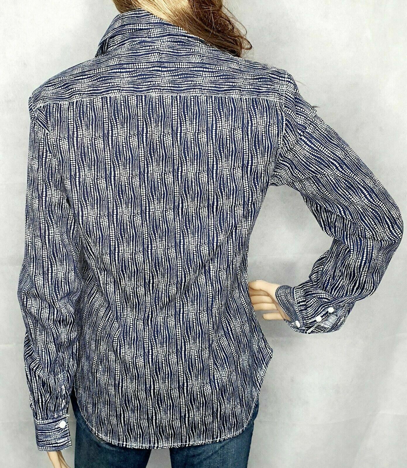 Thomas Cook Fitted Stretch Long Sleeve Shirt Ladies Size 8
