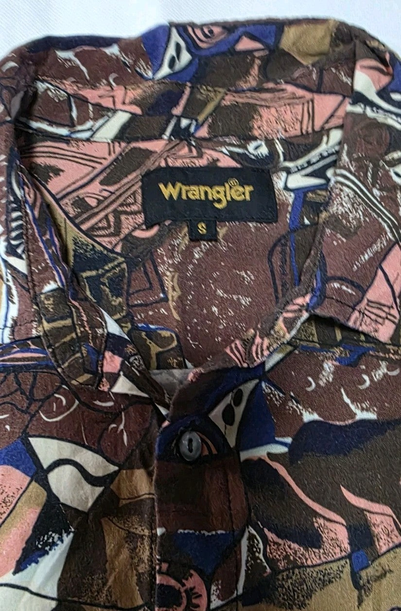 Wrangler Casual Short Sleeve Shirt Men's Size S